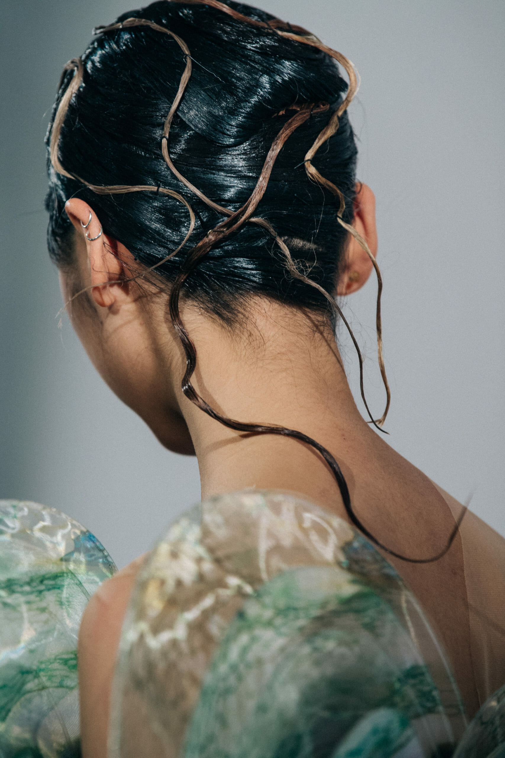 Wearing Iris van Herpen SS20 dress