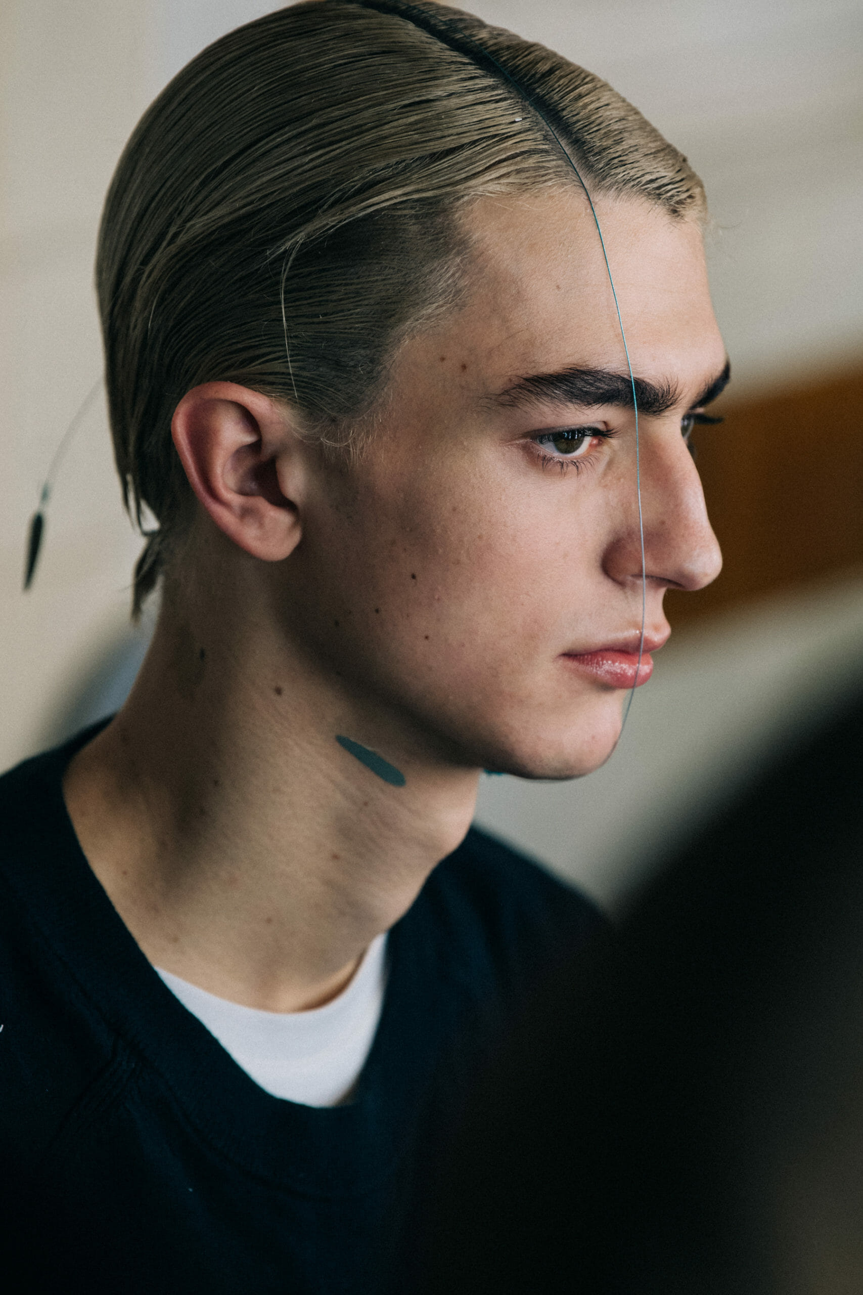 Model in hair and makeup