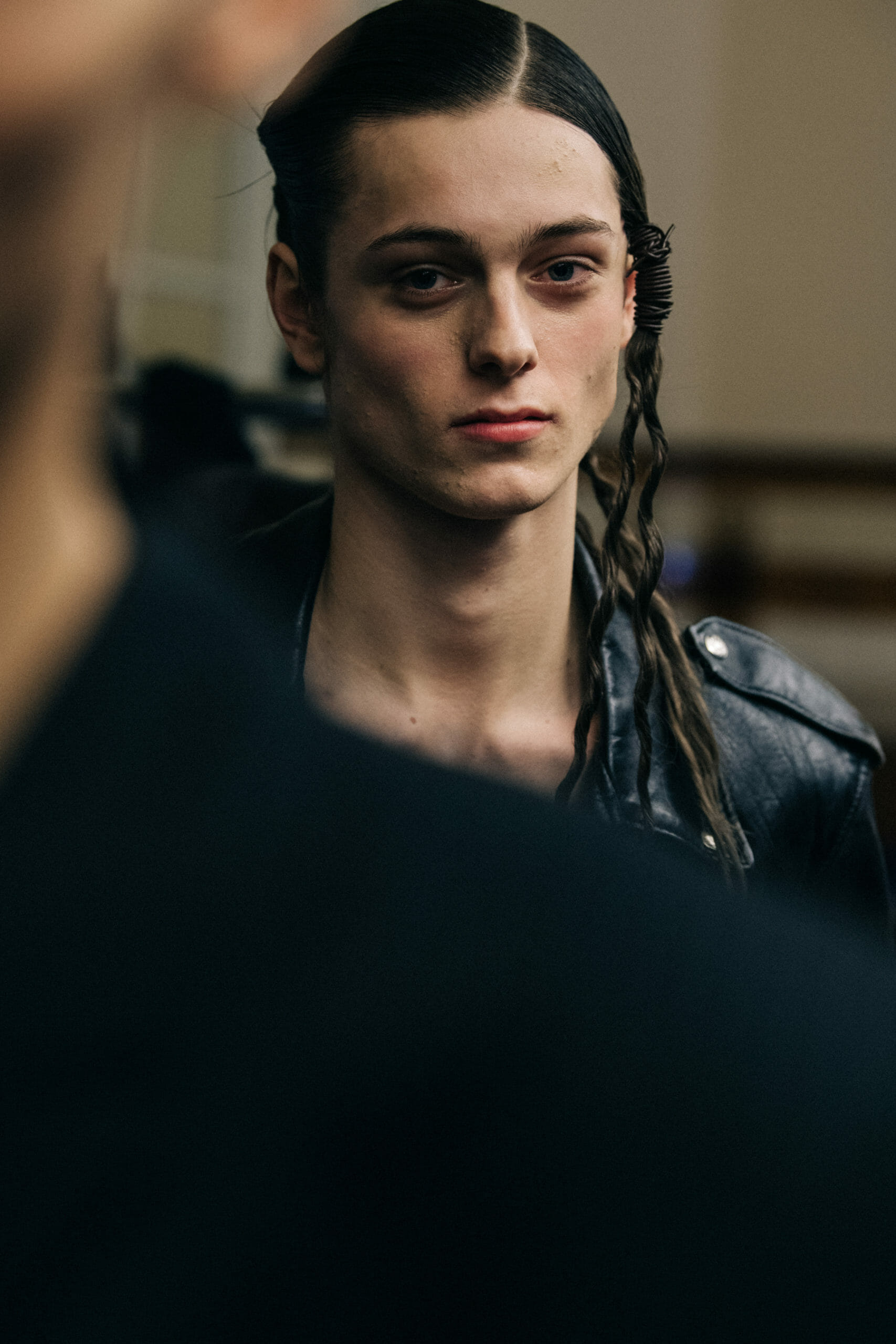 Model in hair and makeup