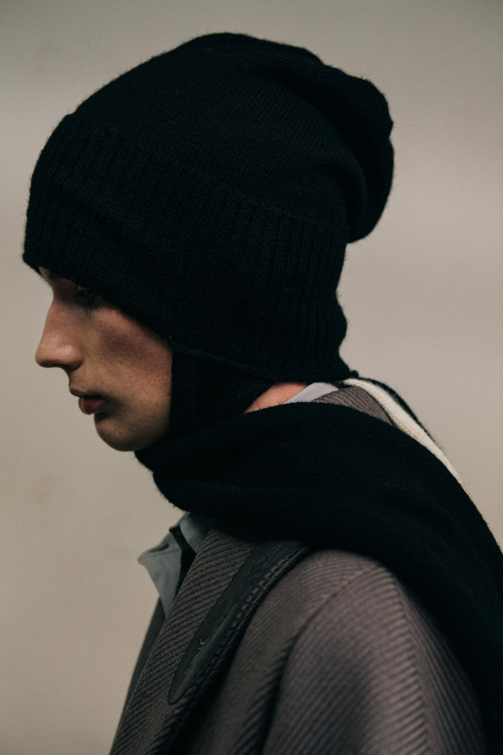 Models wearing hats at Kiko Kostadinov