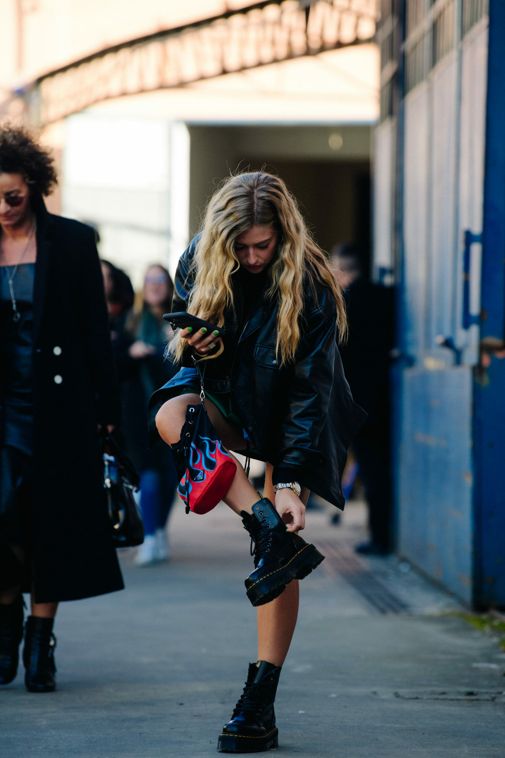 Danish woman wearing Doc Martens