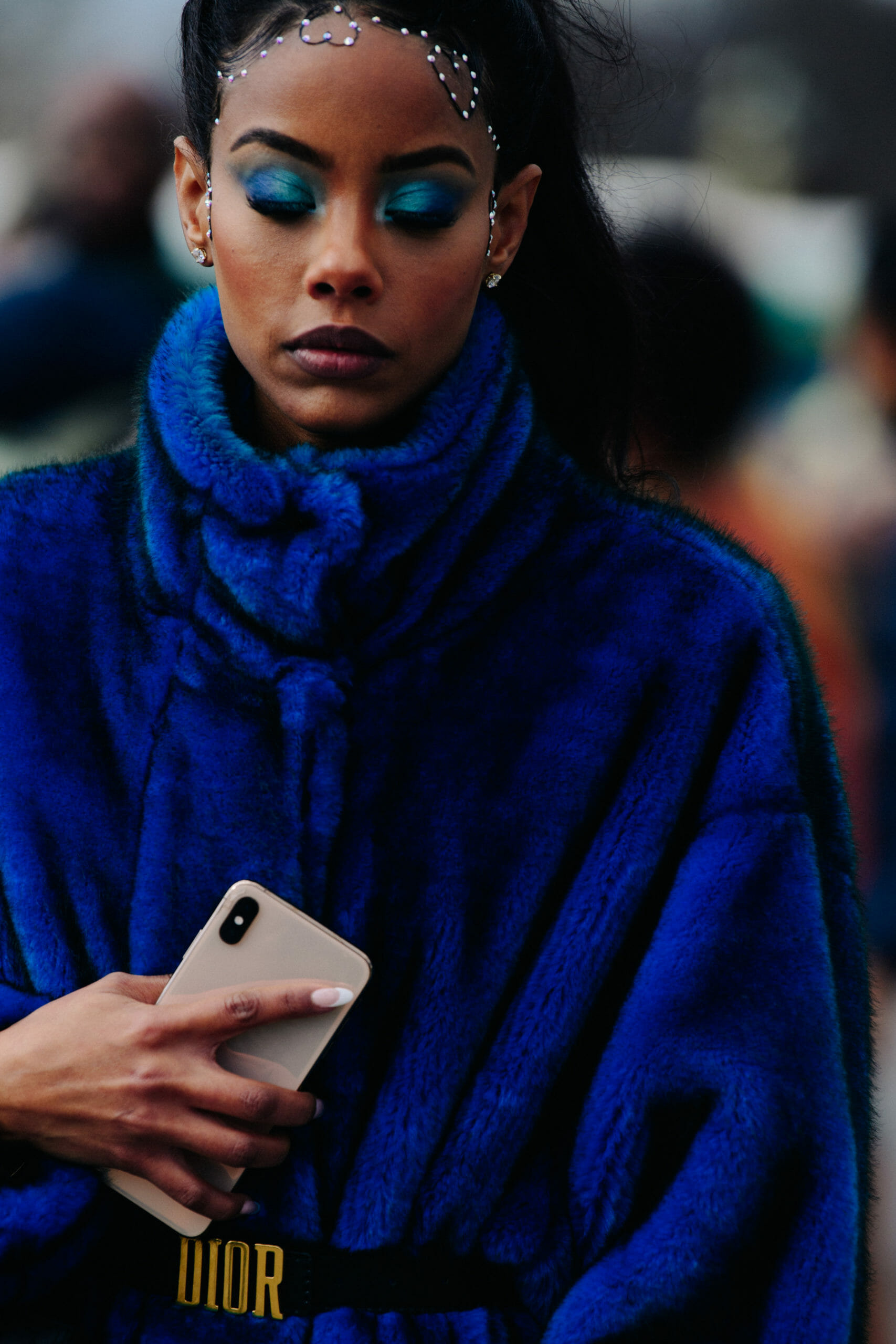 Woman wearing Christian Dior