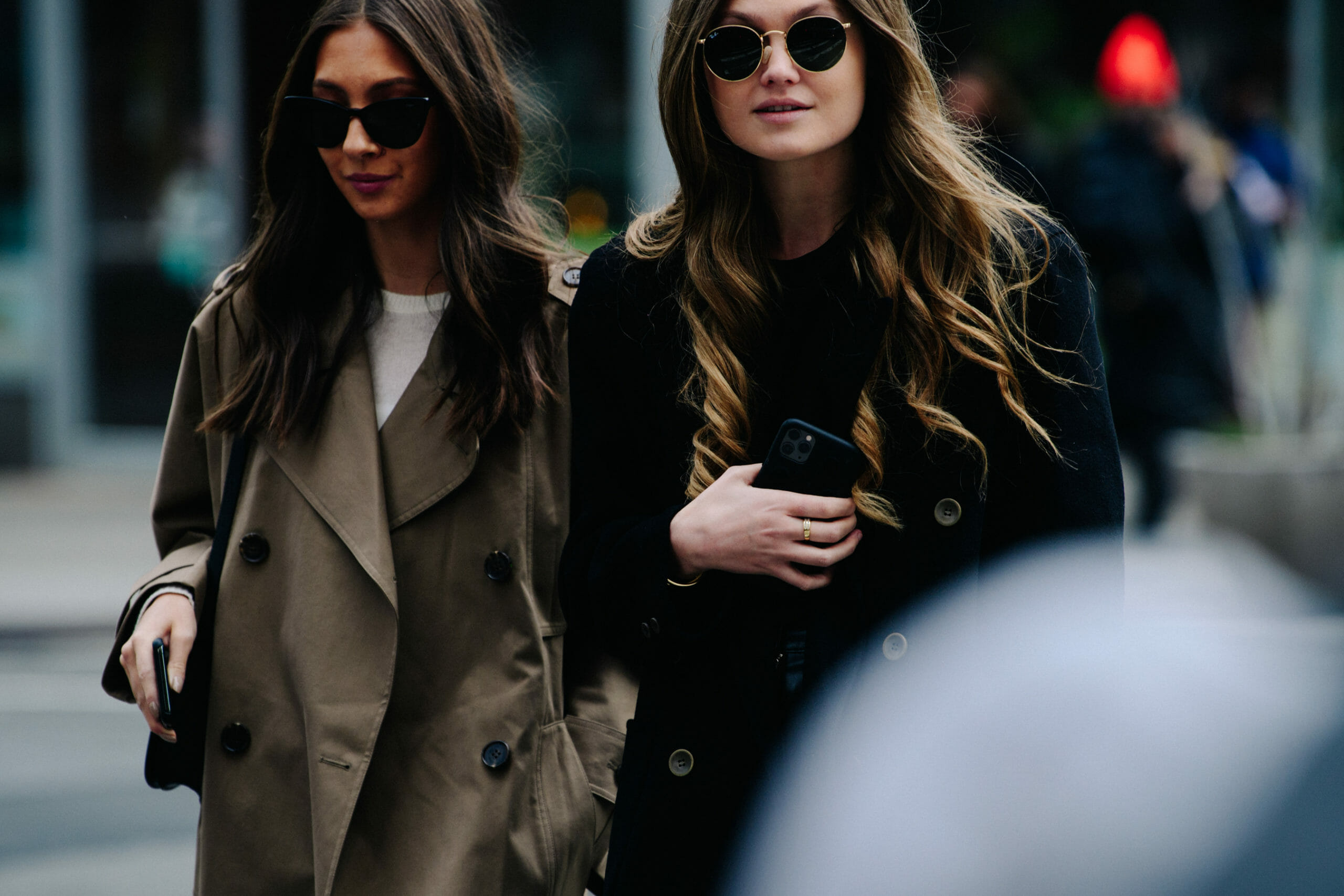 Two women wearing sunglasses