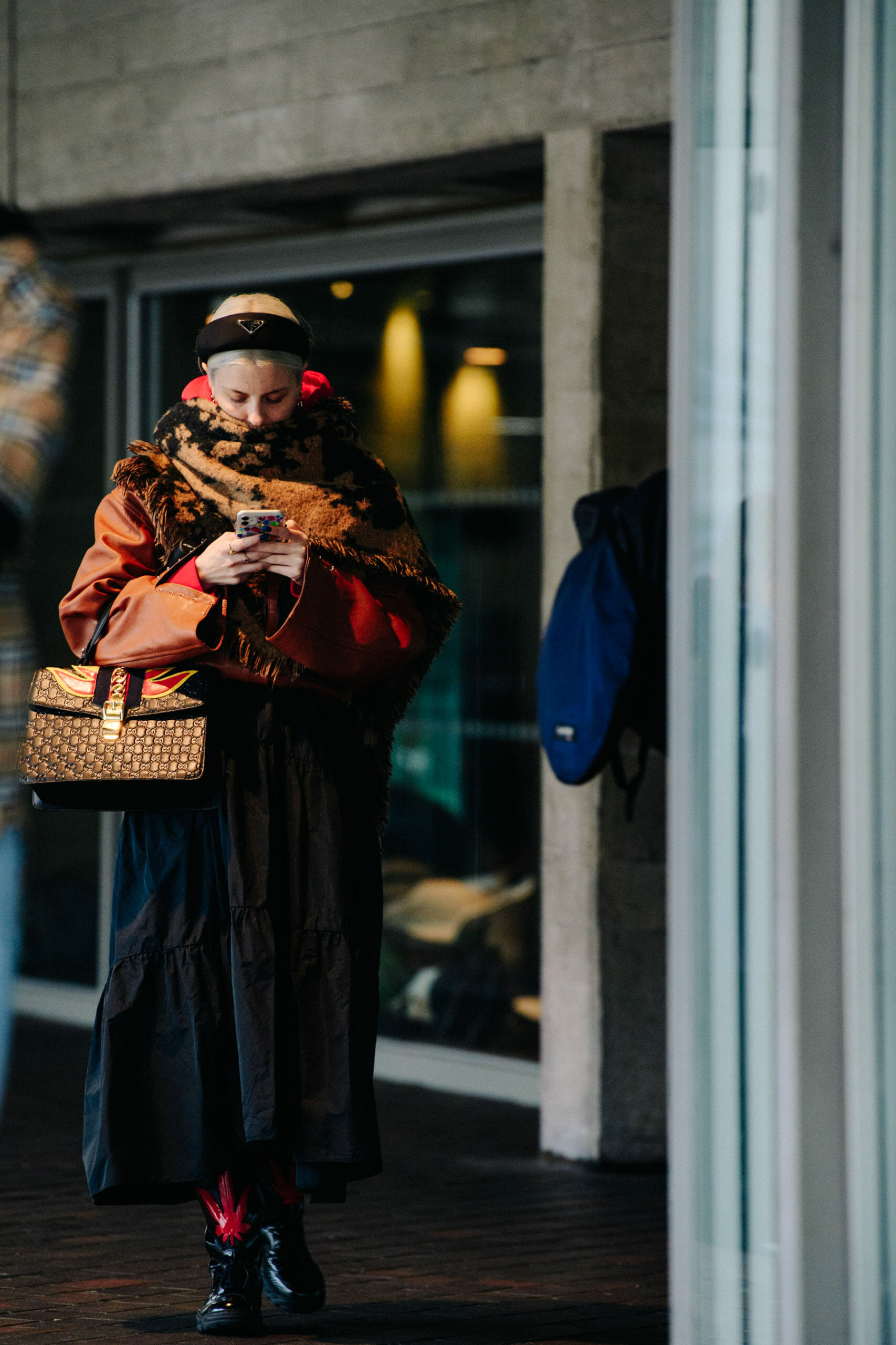Woman wearing Prada