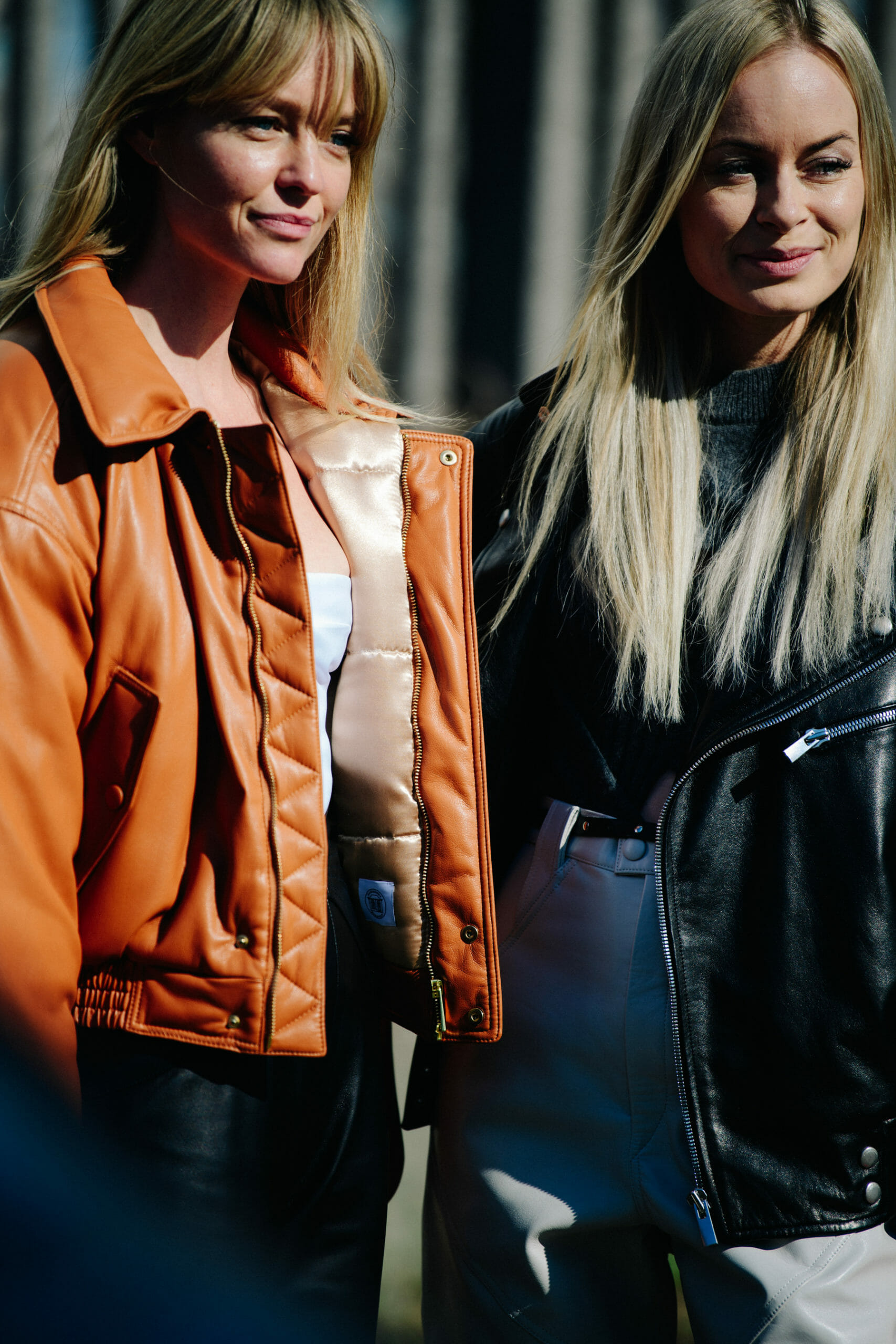Danish women wearing light jackets
