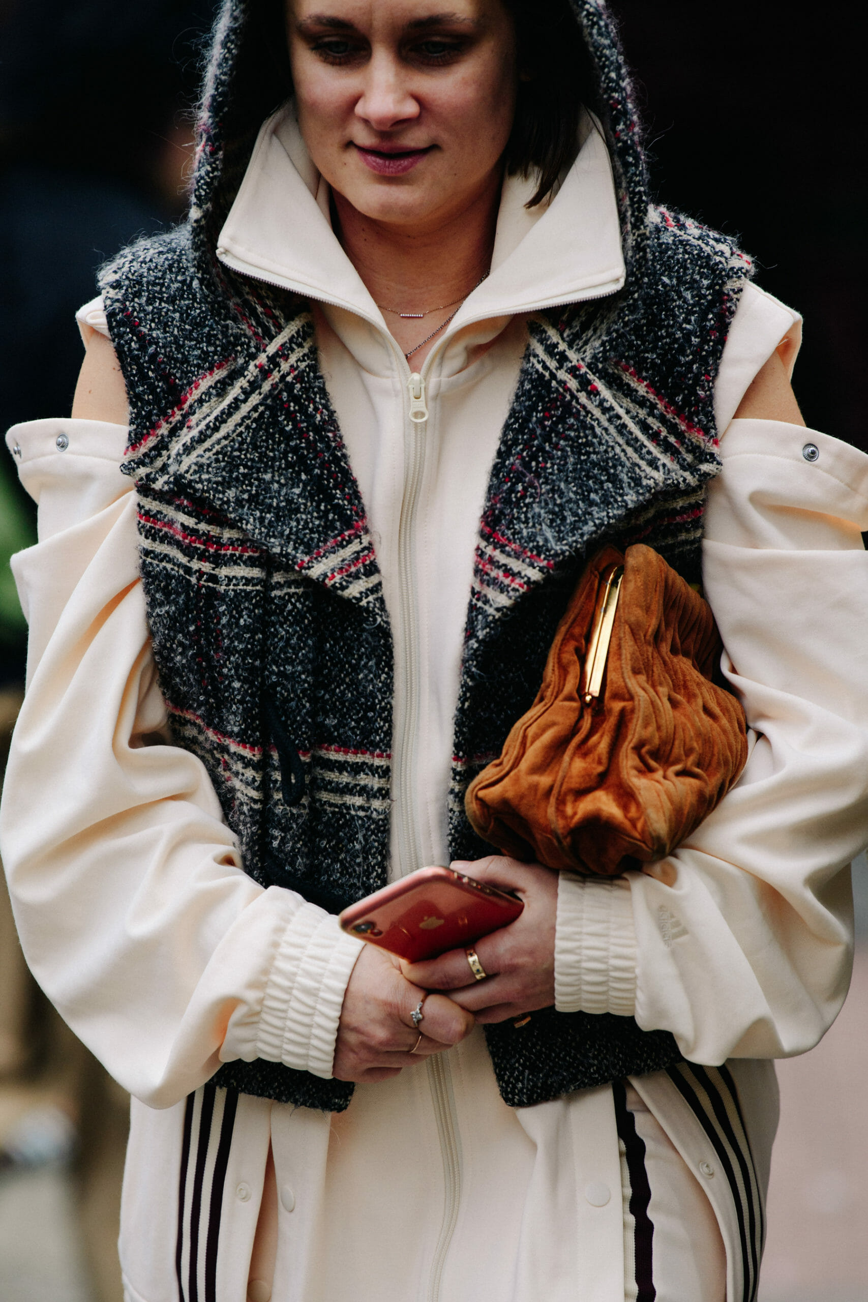 Woman wearing Adidas