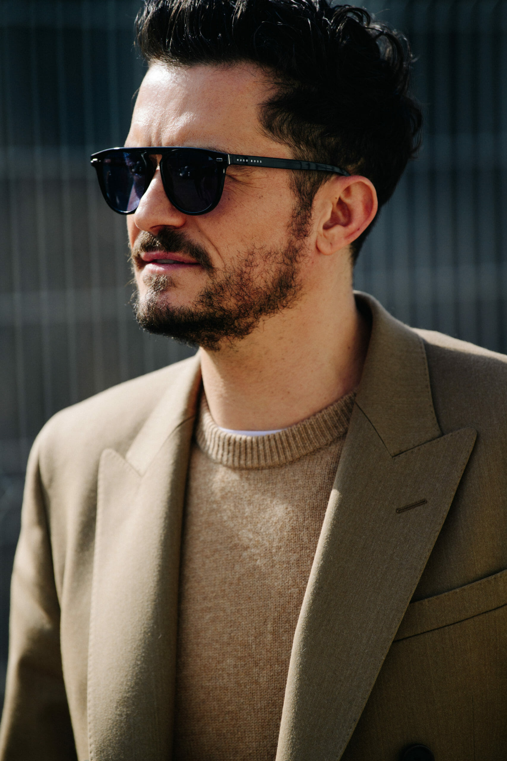 Actor wearing Hugo Boss
