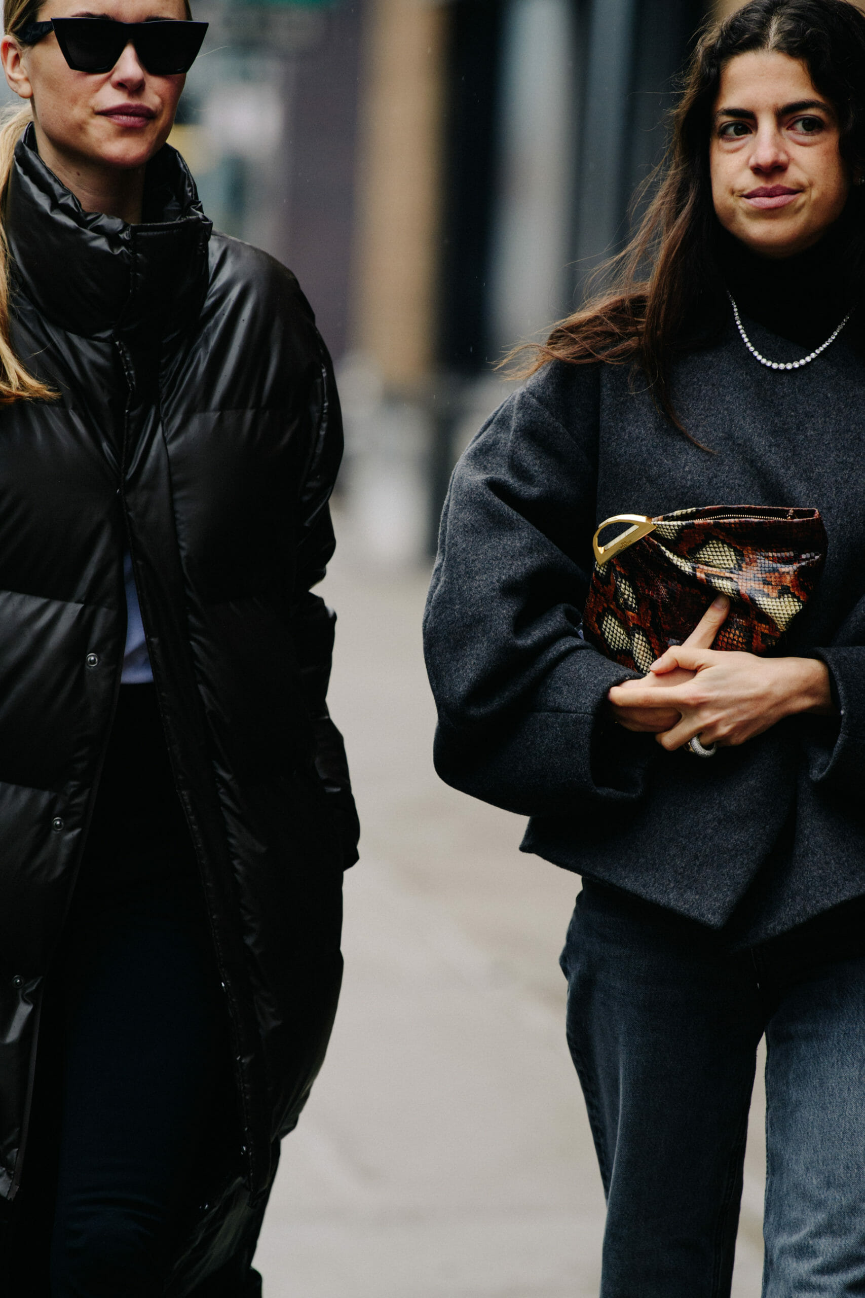 Women wearing dark clothing