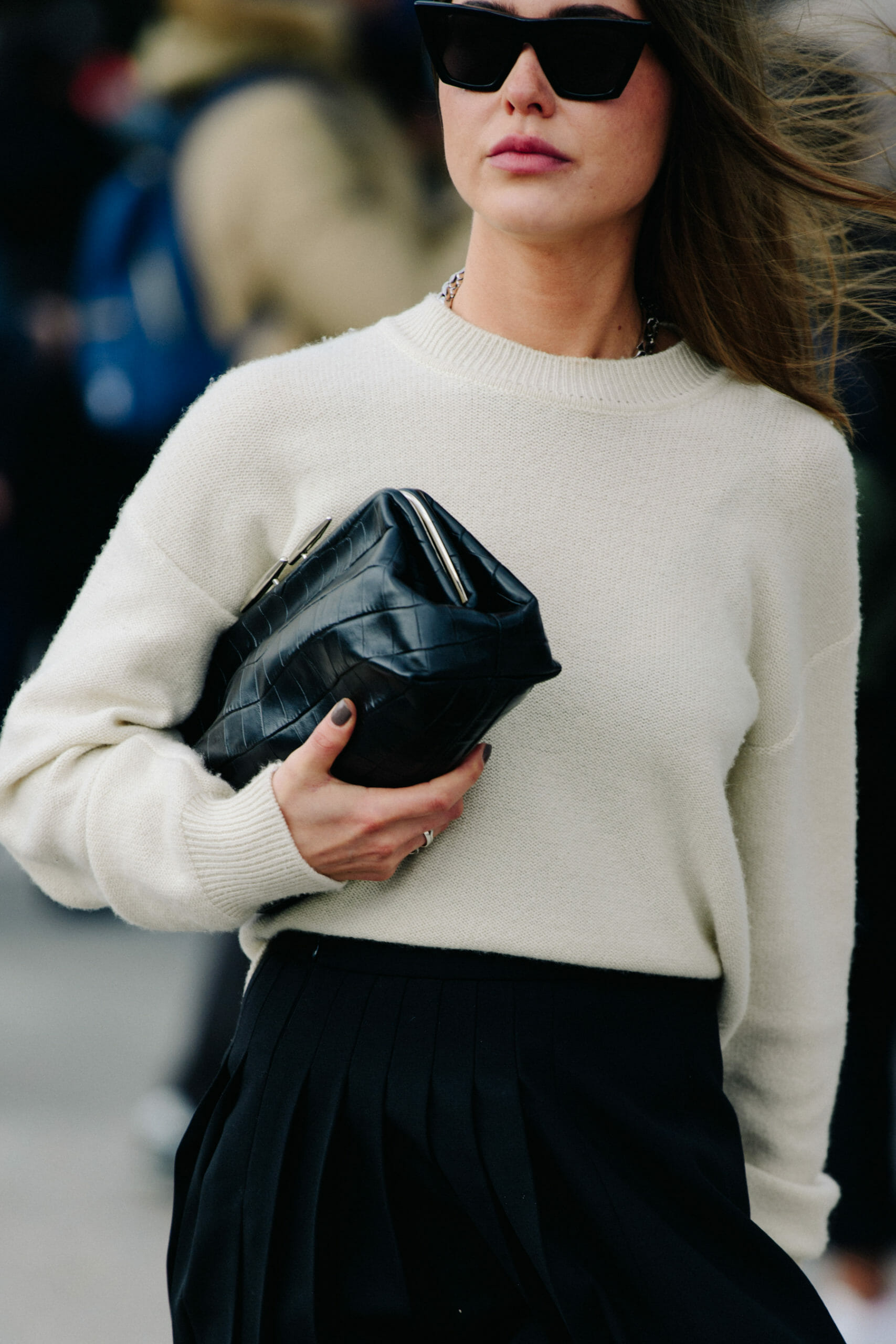Woman wearing Christian Dior