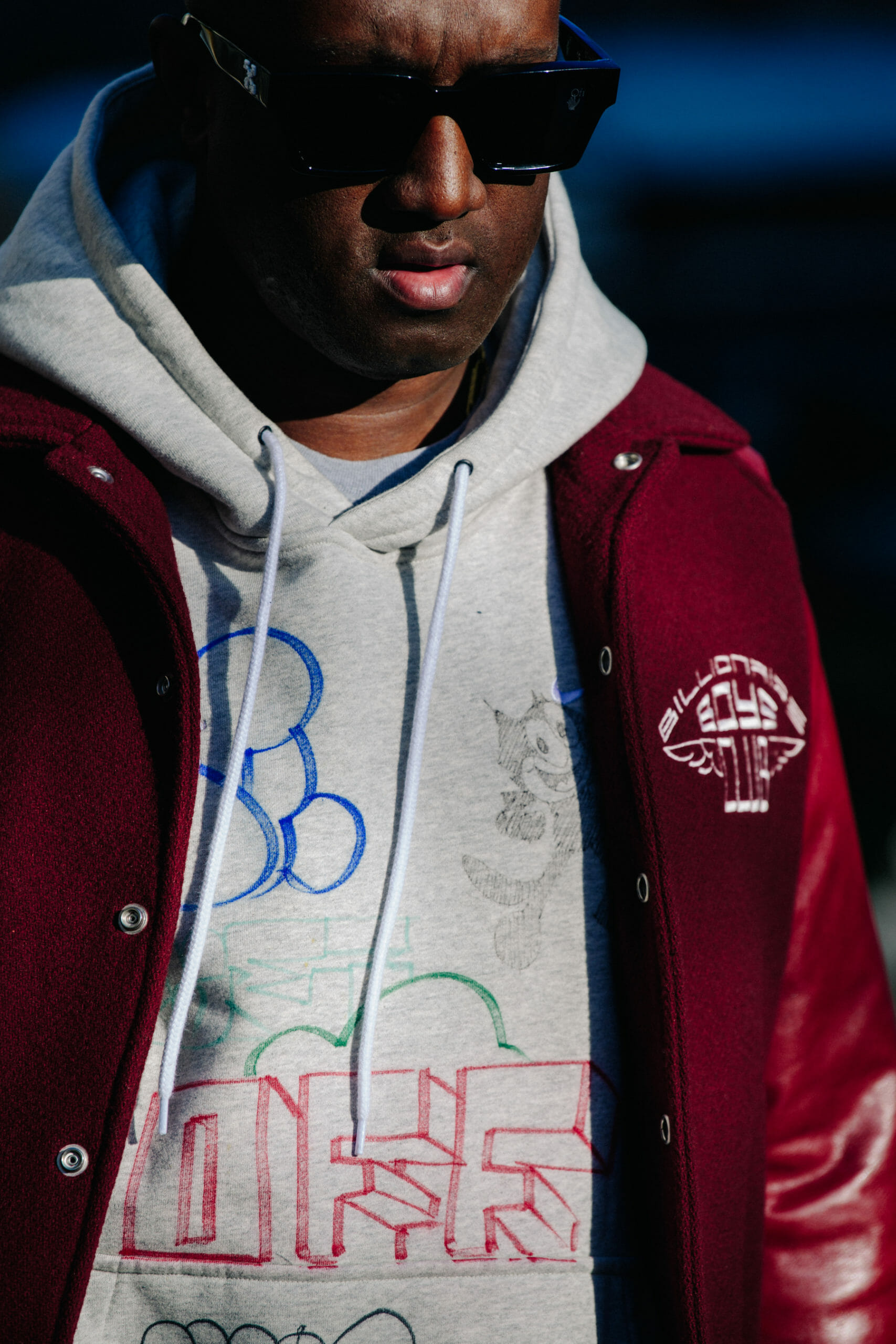 Designer wearing Billionaire Boys Club