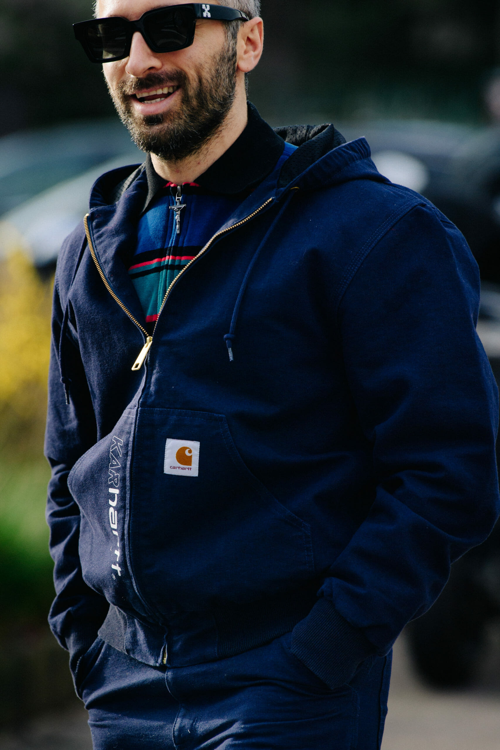 Man wearing Carhartt