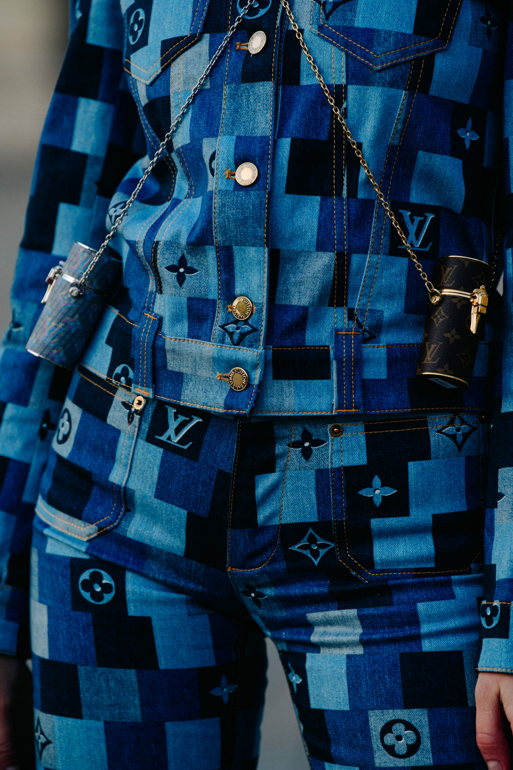 Woman wearing Louis Vuitton
