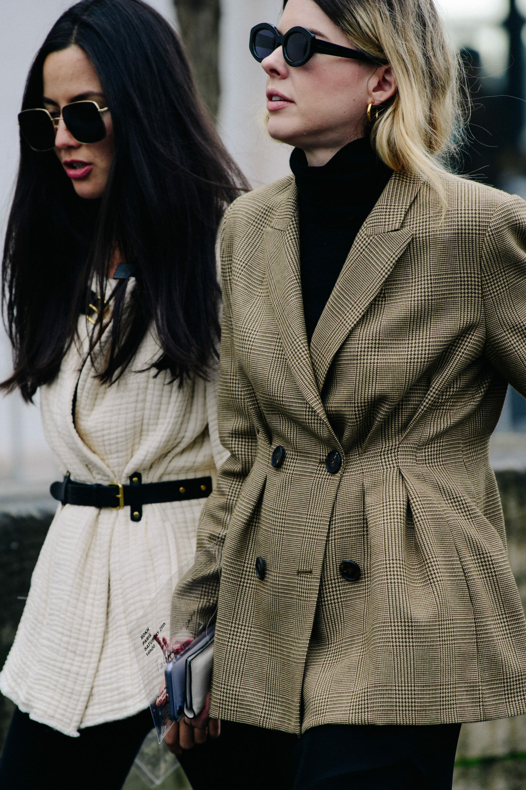 Women wearing sunglasses