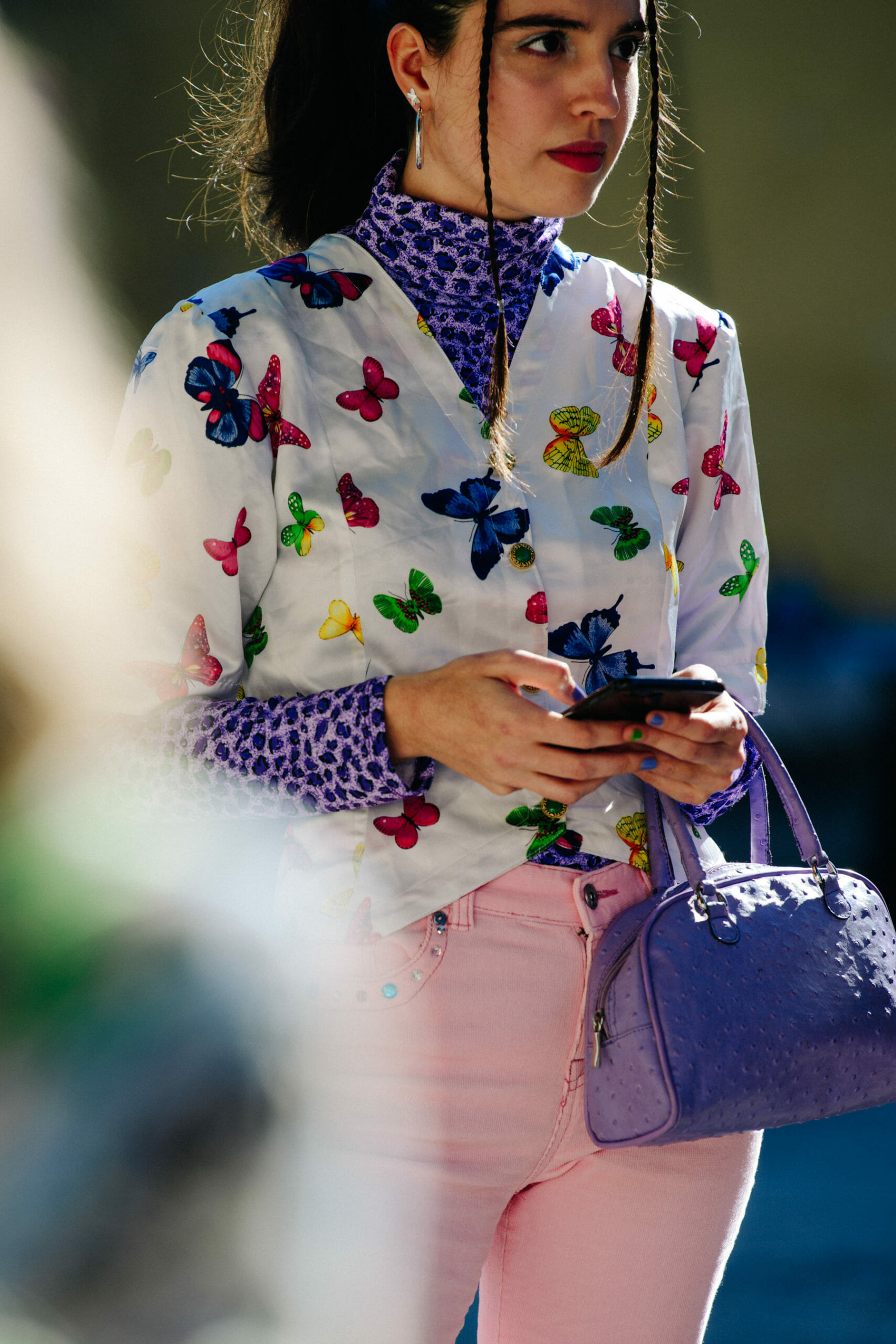 Woman wearing white shirt