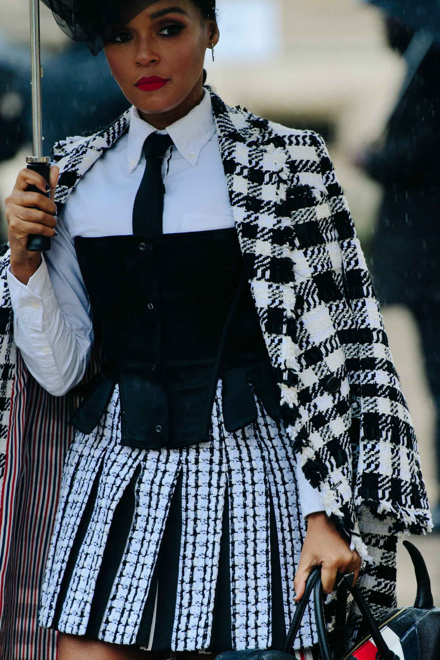 Wearing Thom Browne