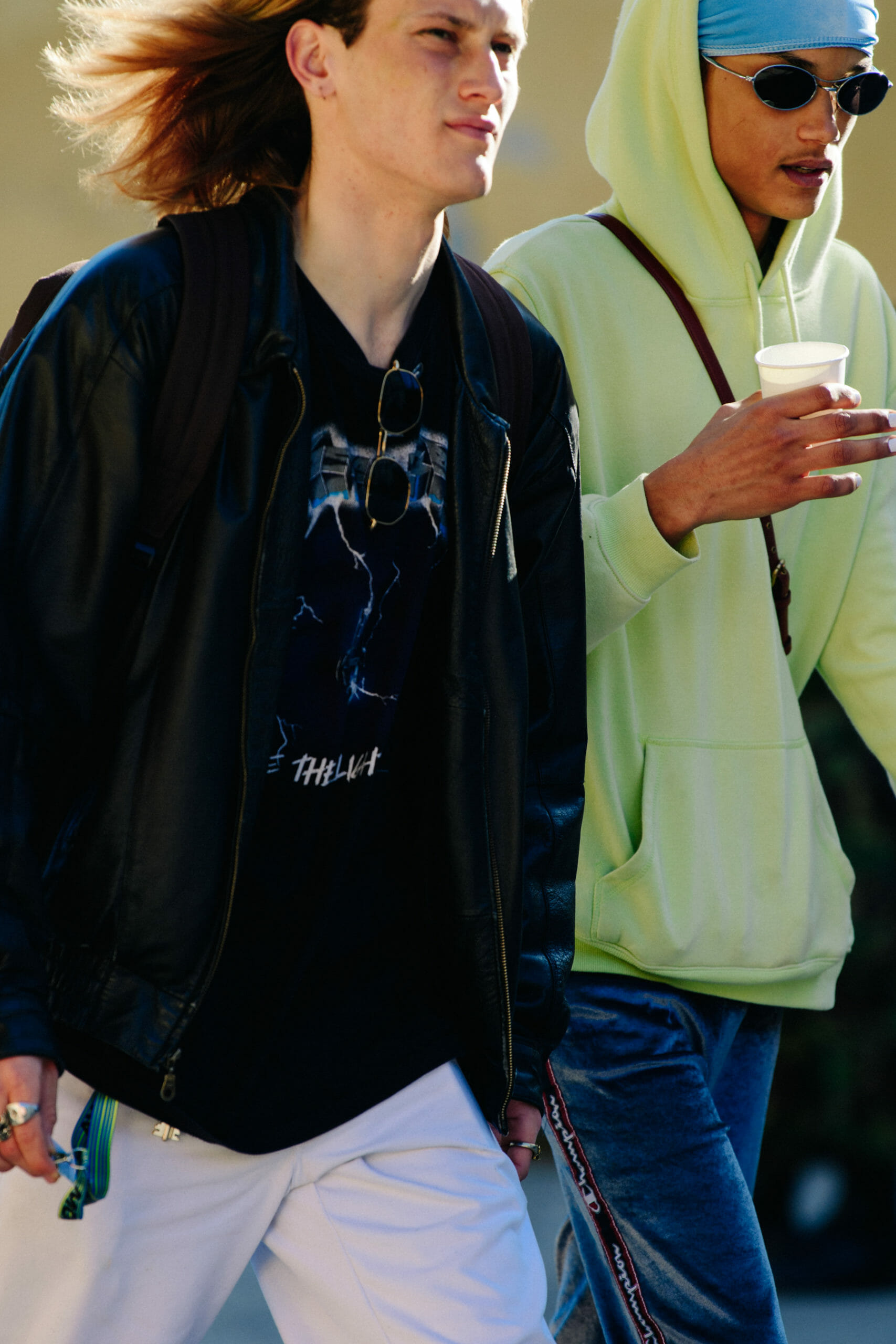Models wearing black clothing