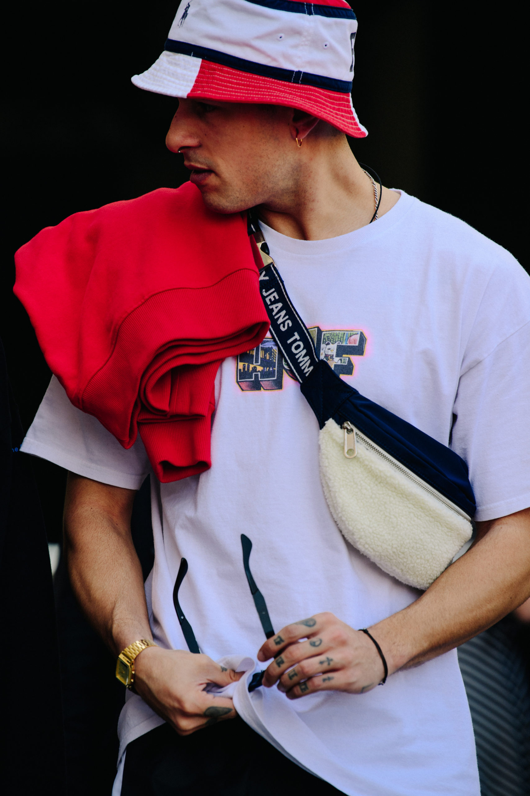 Man wearing Ralph Lauren