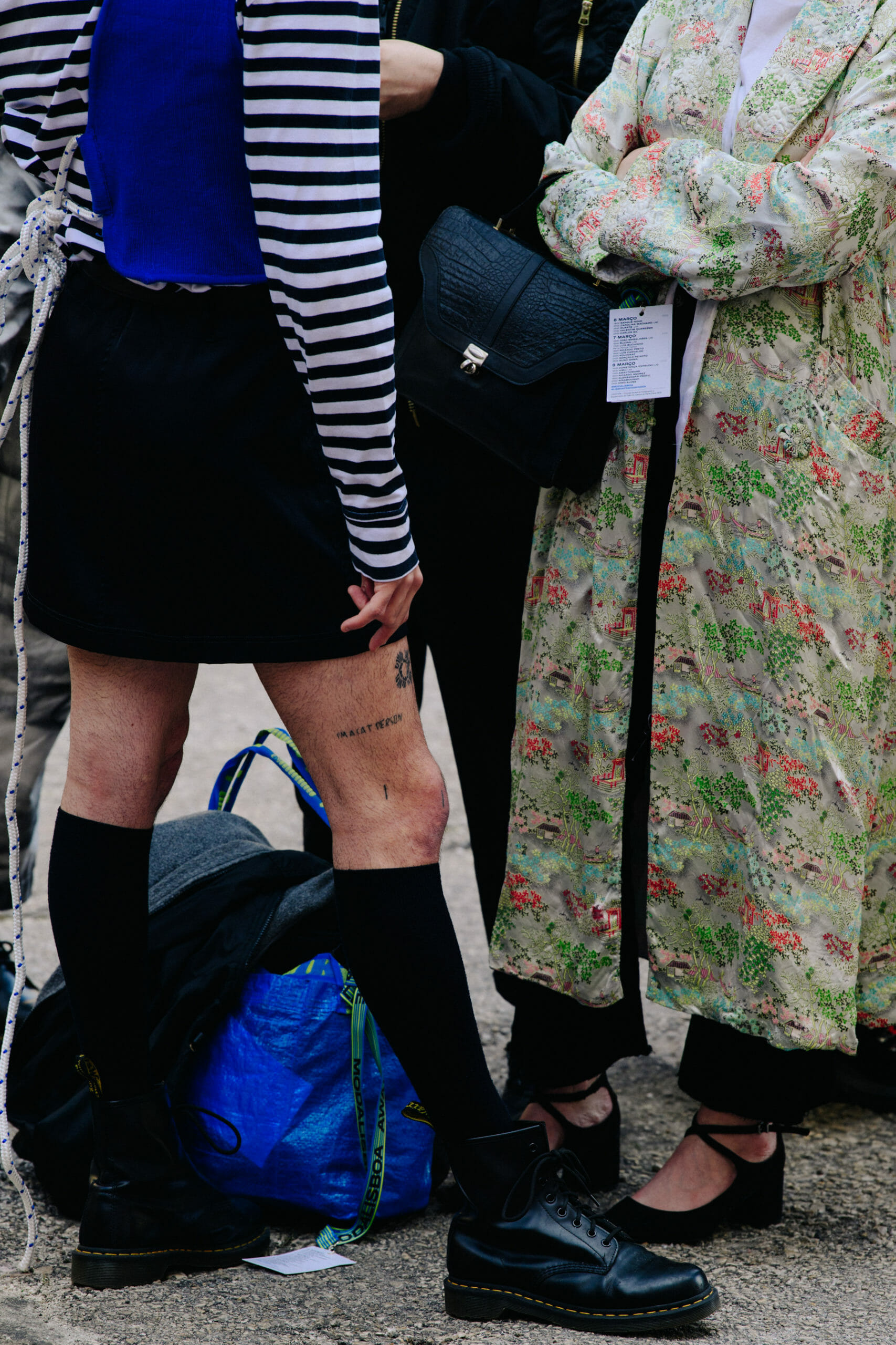 Man wearing boots