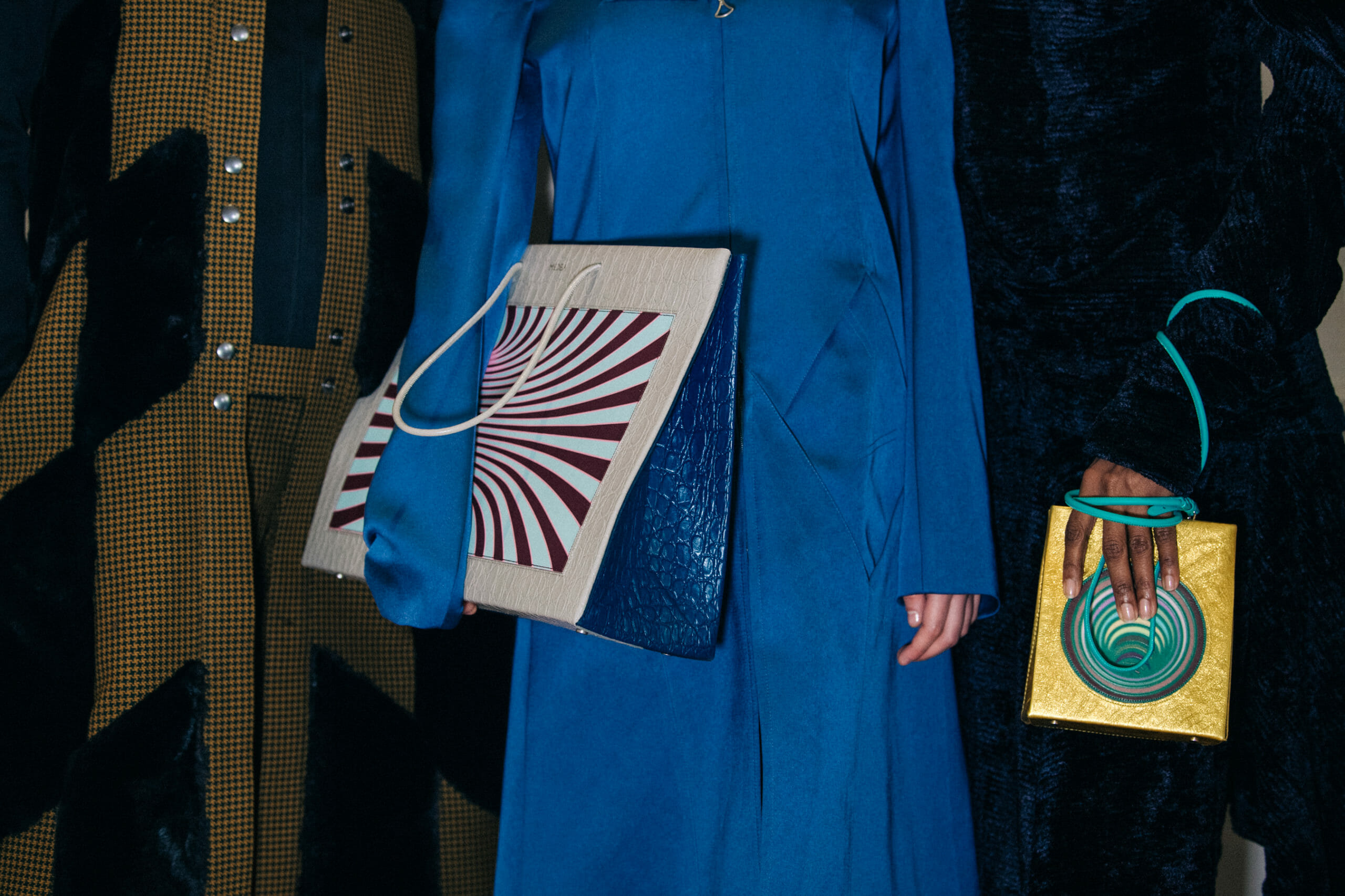 Bags at Kiko Kostadinov show