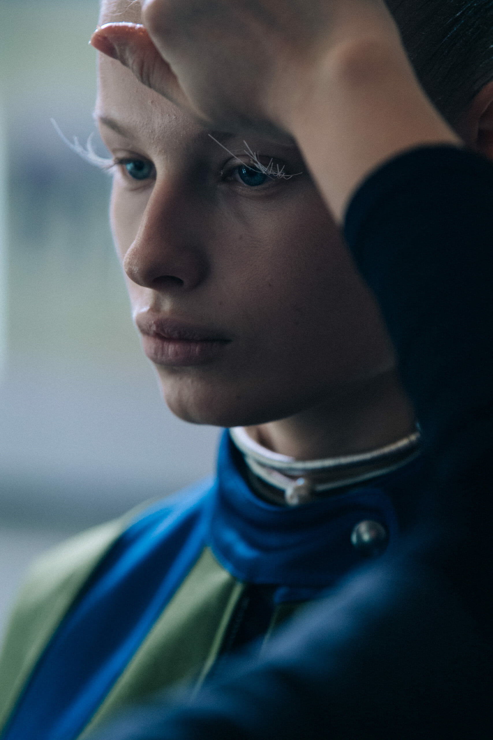 Model in hair and makeup