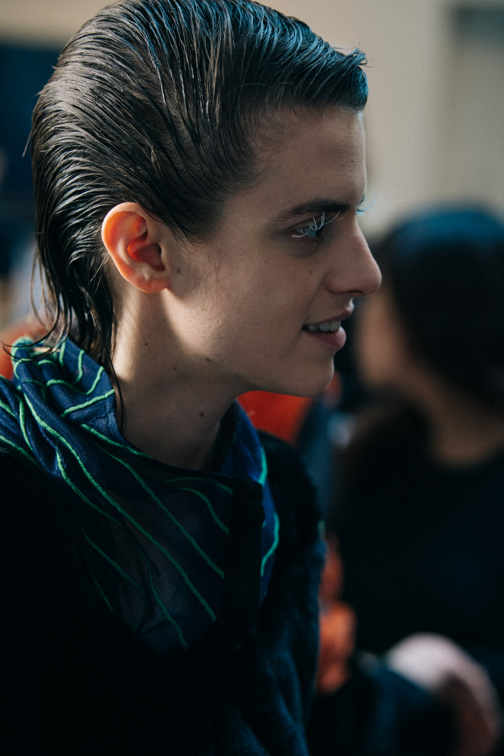 Models wearing dark Kiko Kostadinov outfits