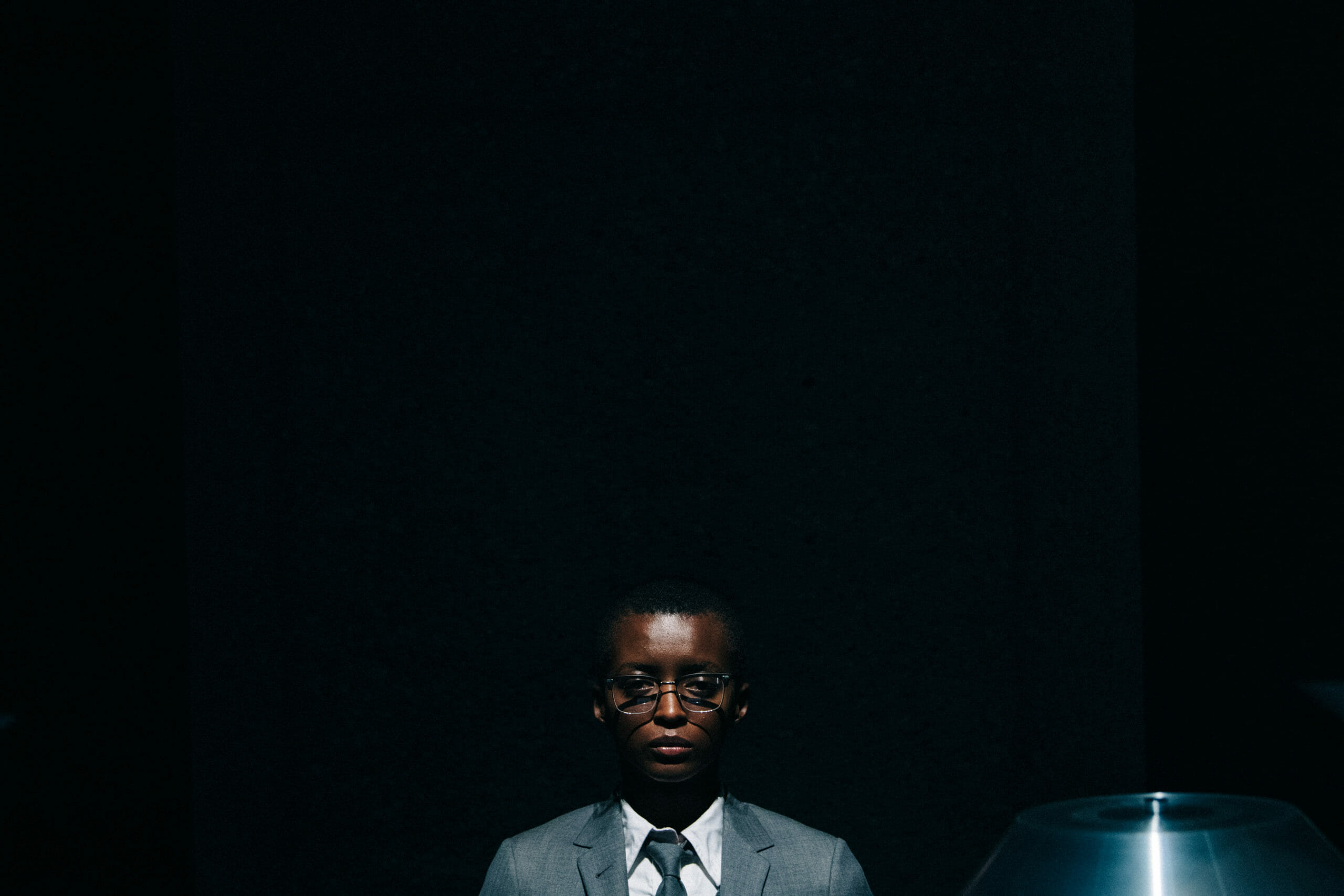 Models wearing Thom Browne suit