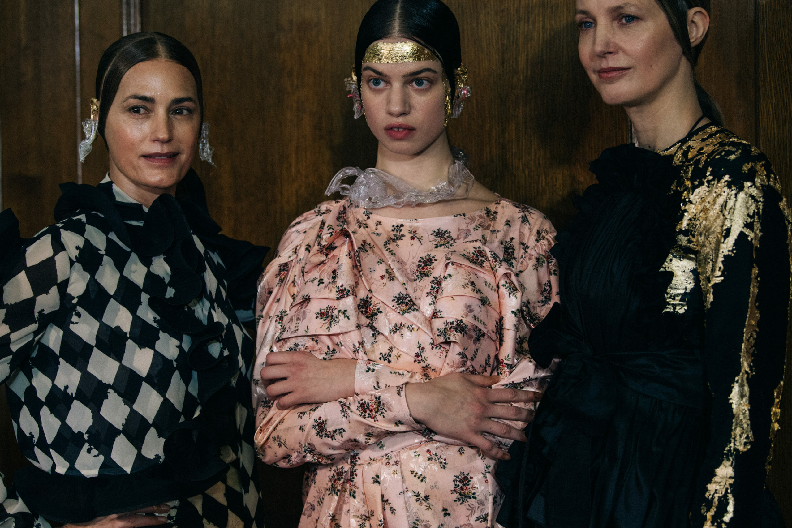 Models wearing Preen
