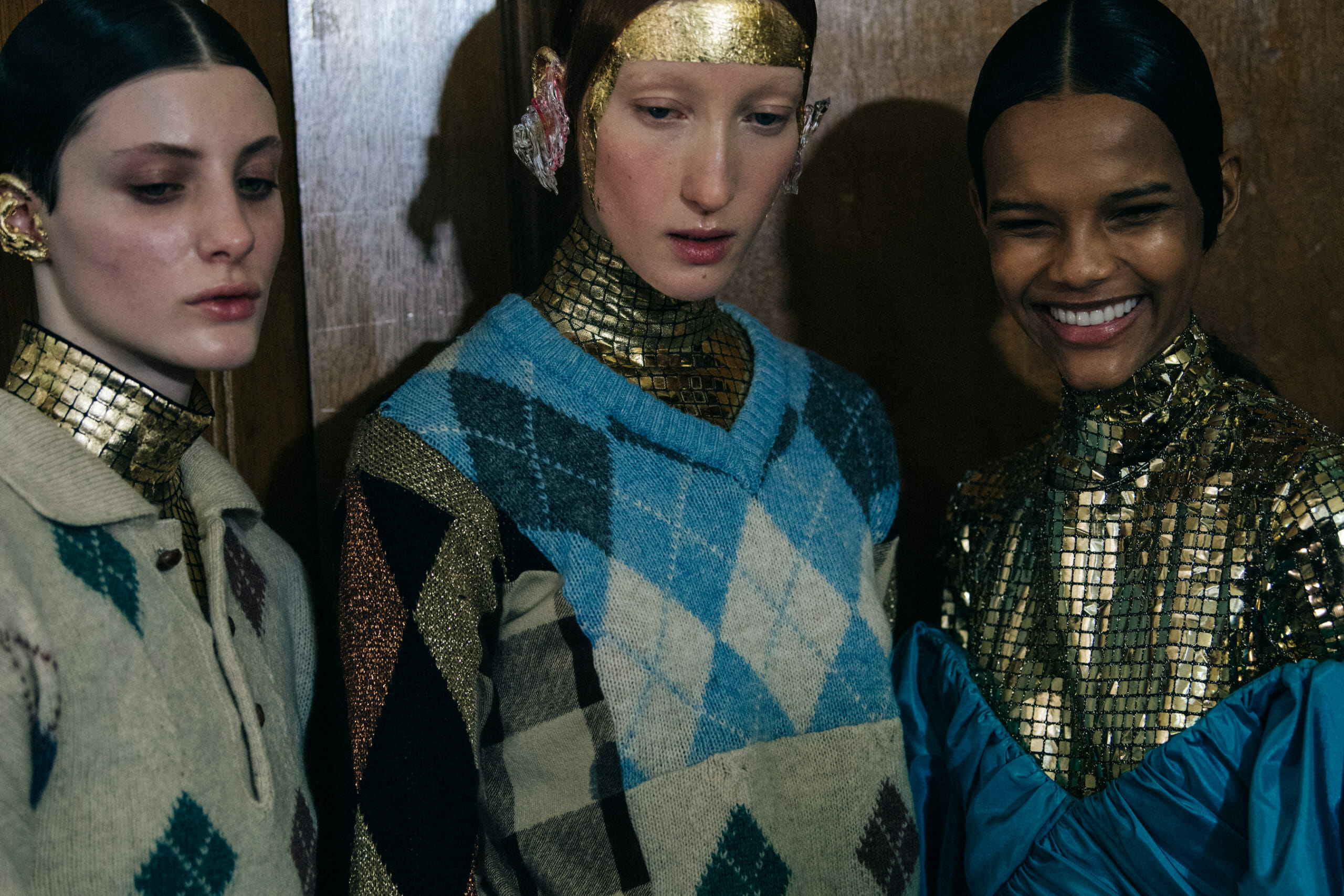 Models wearing Preen