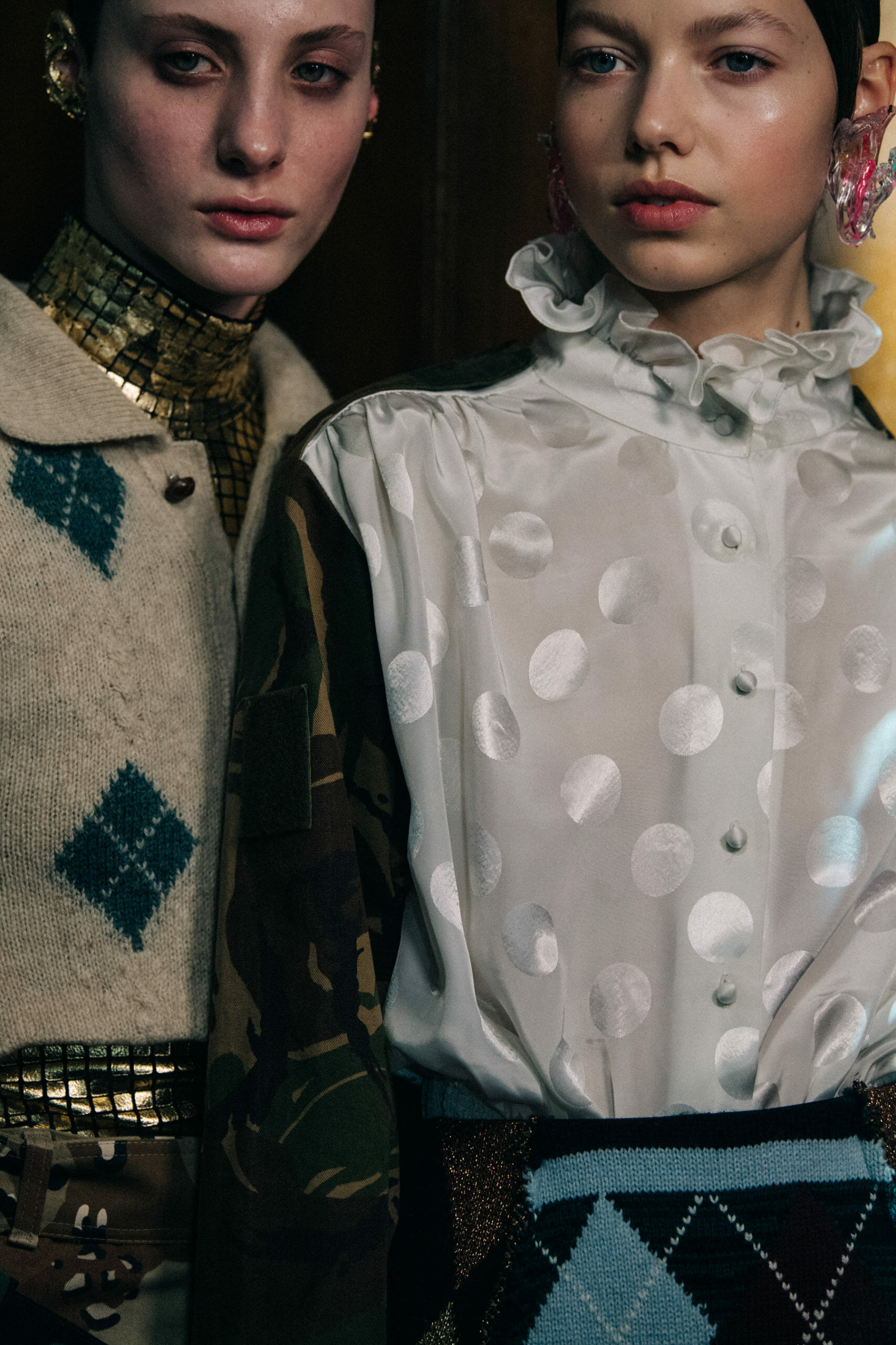 Models wearing Preen