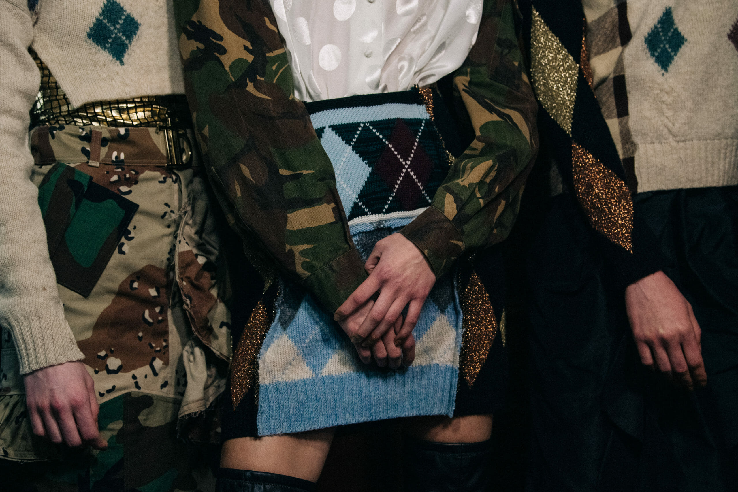 Models wearing Preen