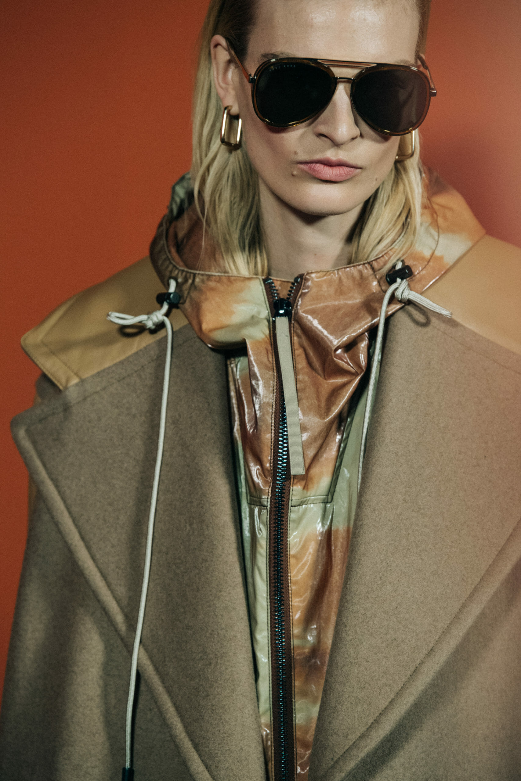 Models wearing tan at Boss
