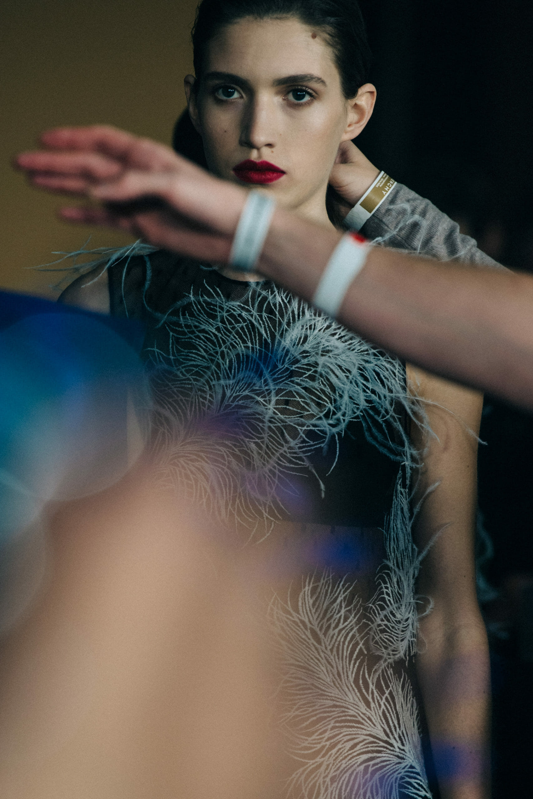 Model in hair and makeup