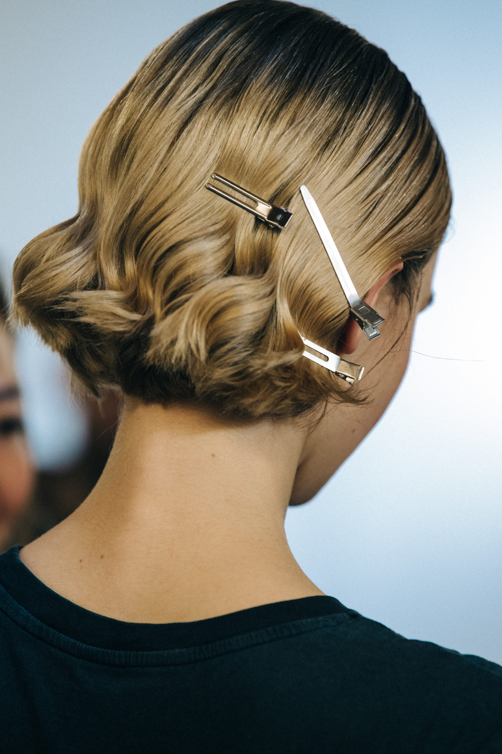 Model in hair and makeup