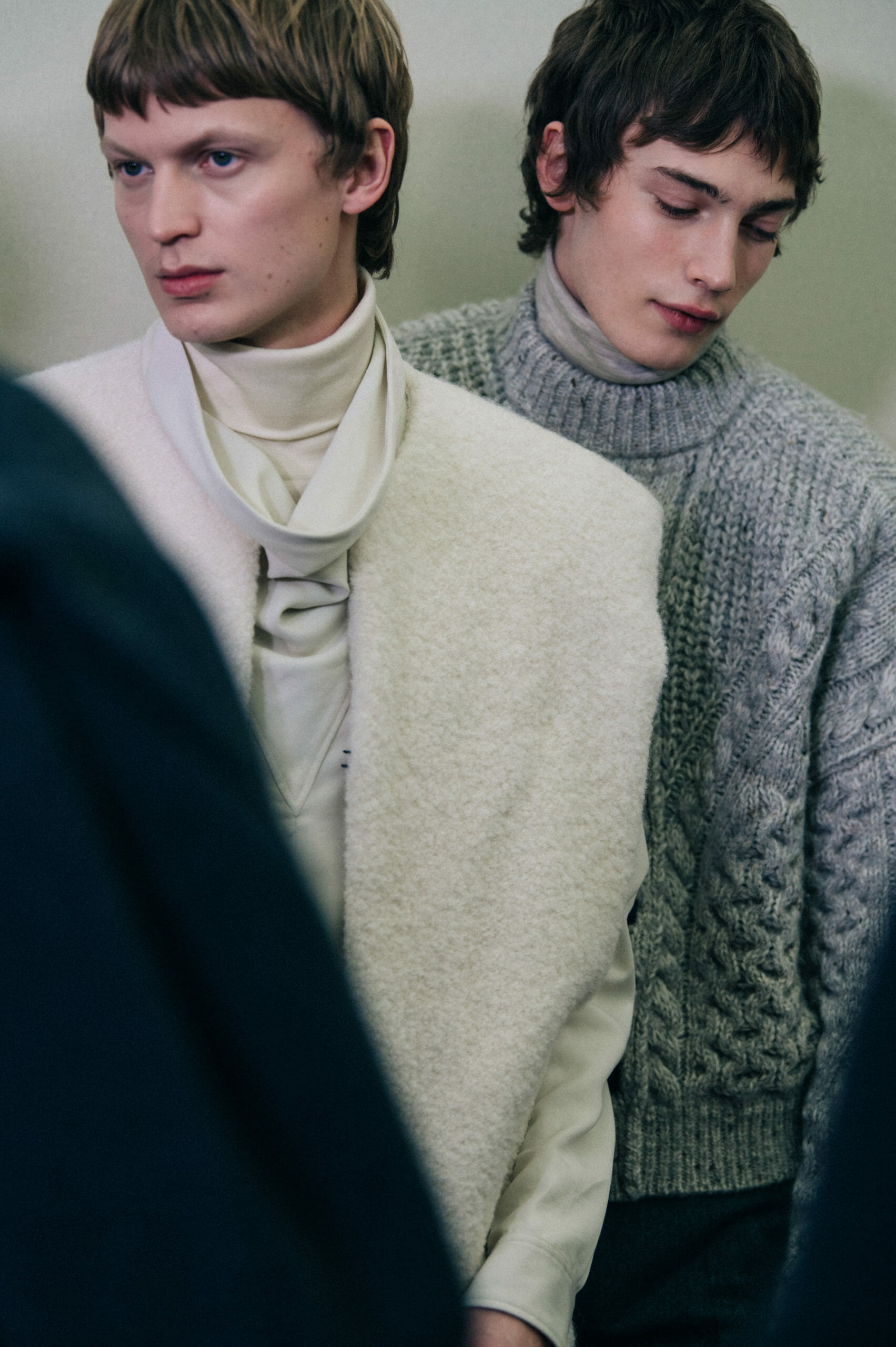 Models wearing wool at Isabel Marant