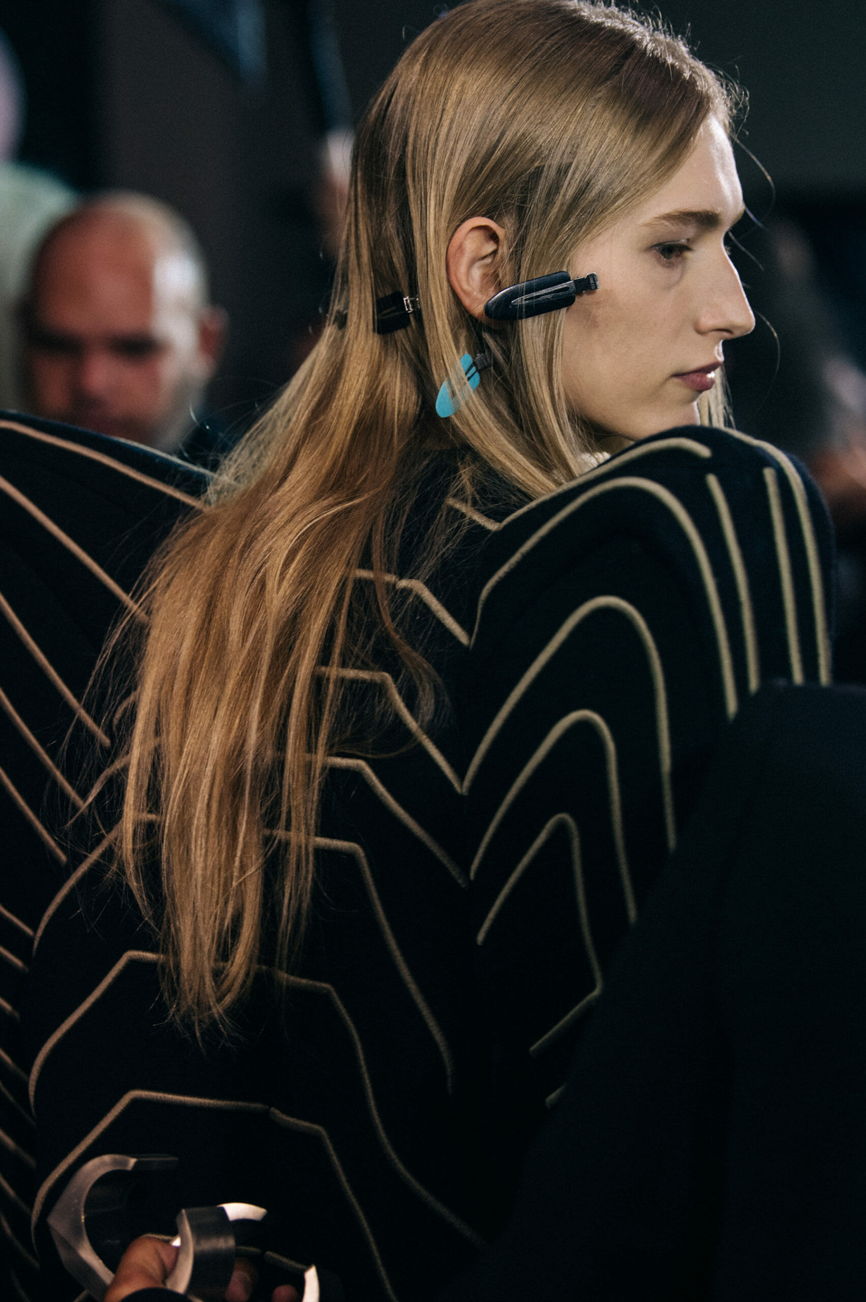 Model in hair and makeup