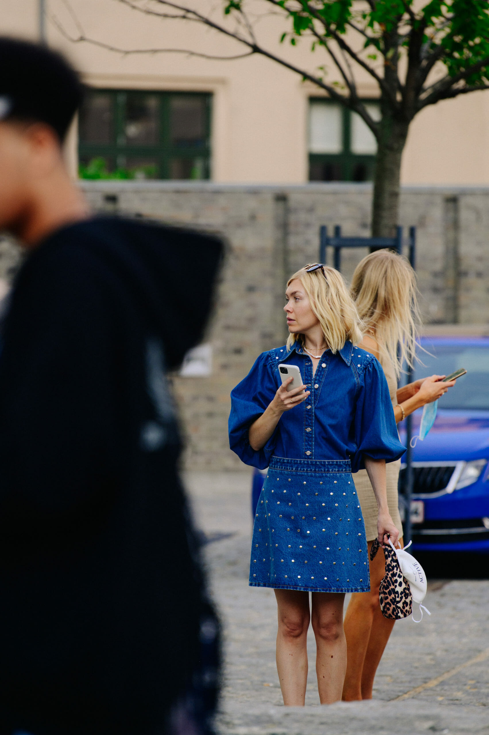 Women wearing denim