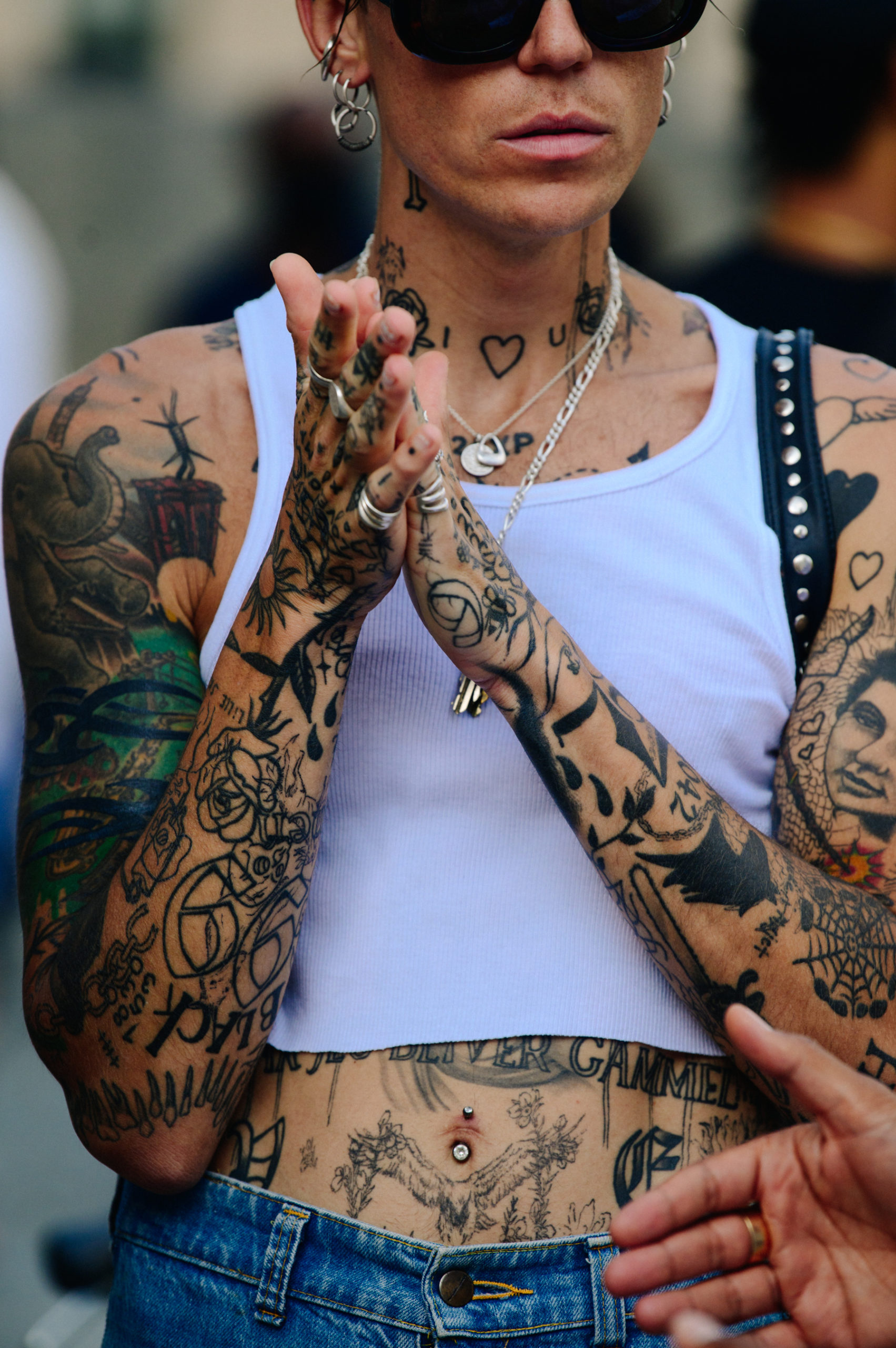 Man with tattoos