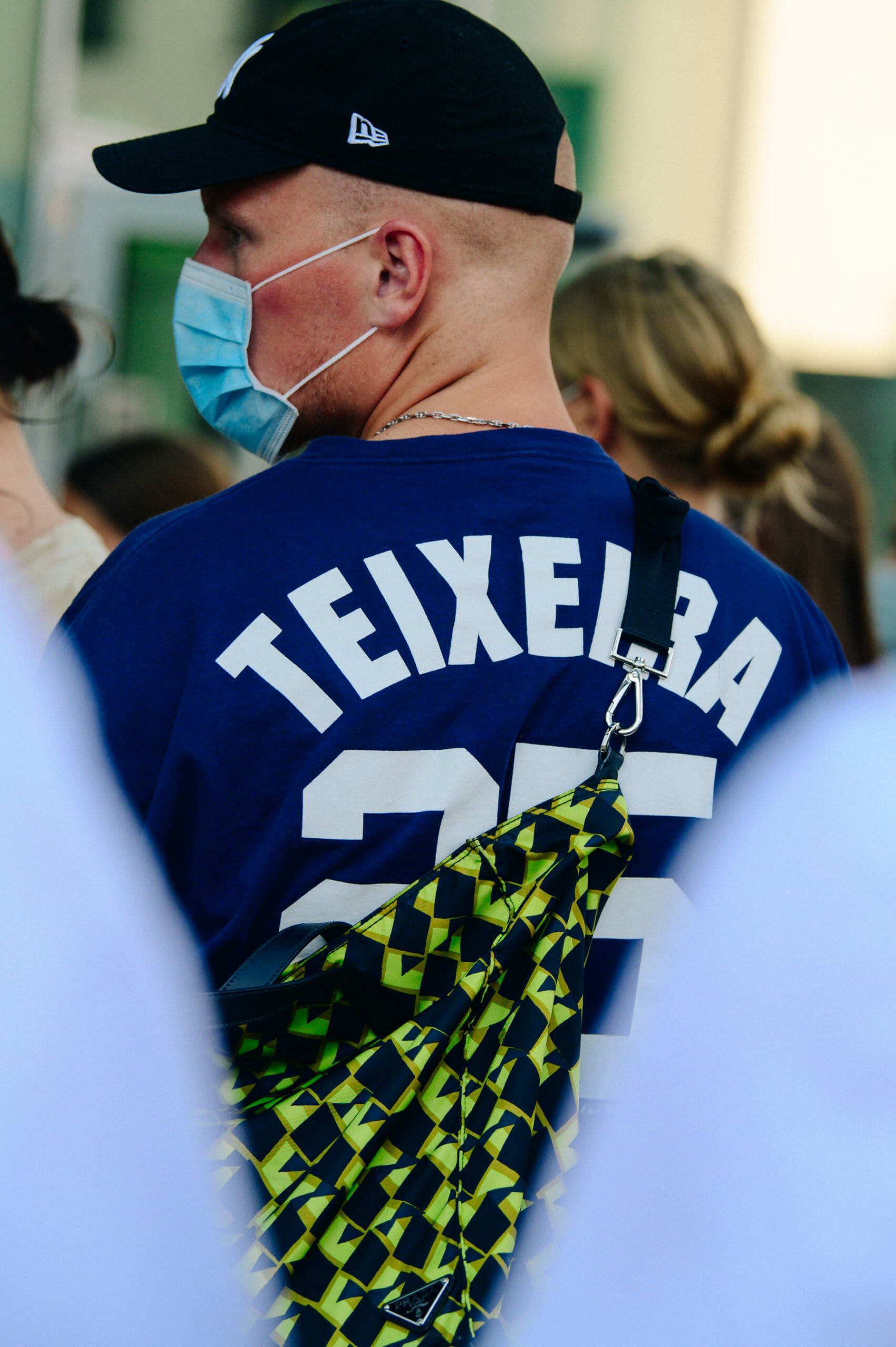 Man wearing face mask