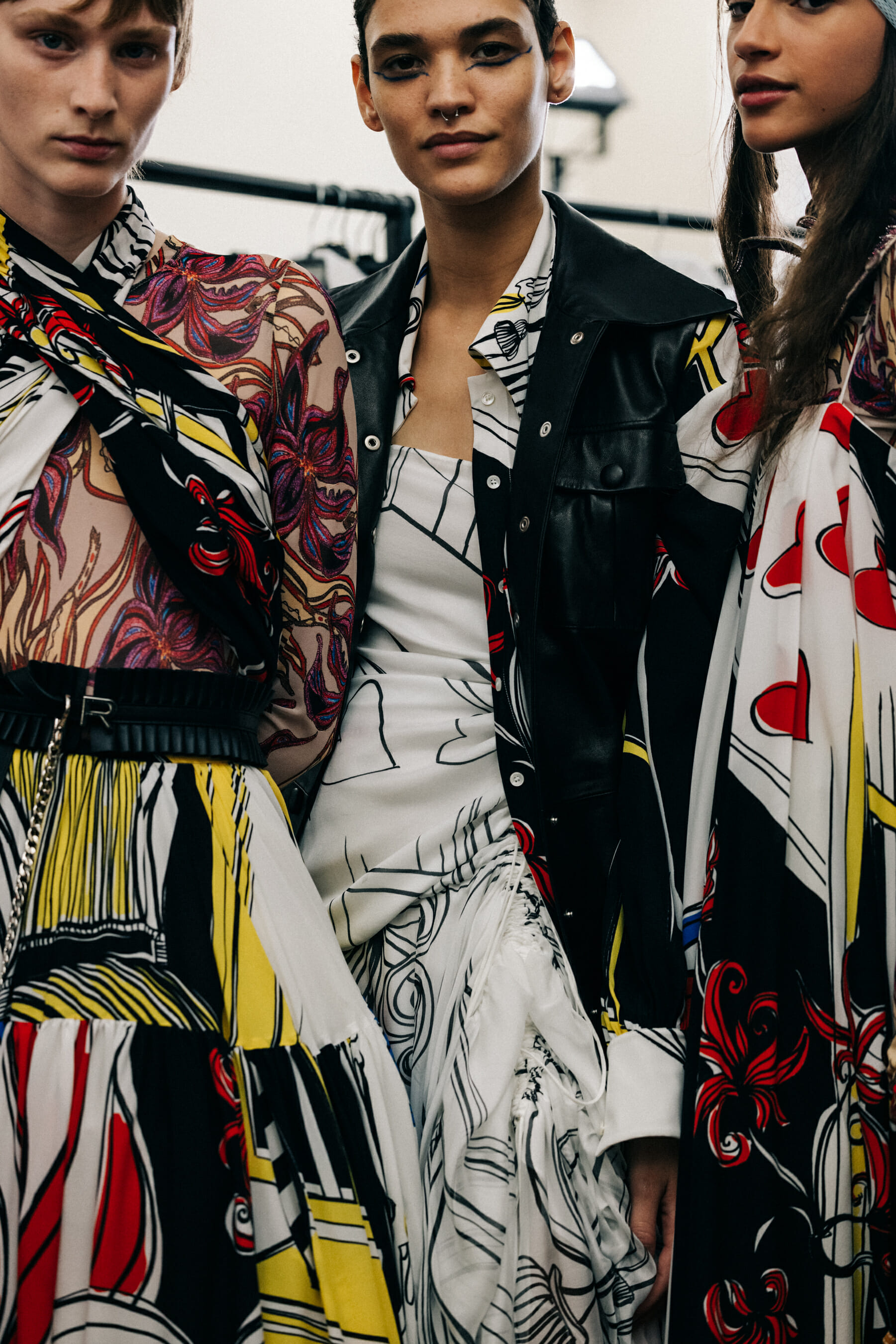 Three models before show
