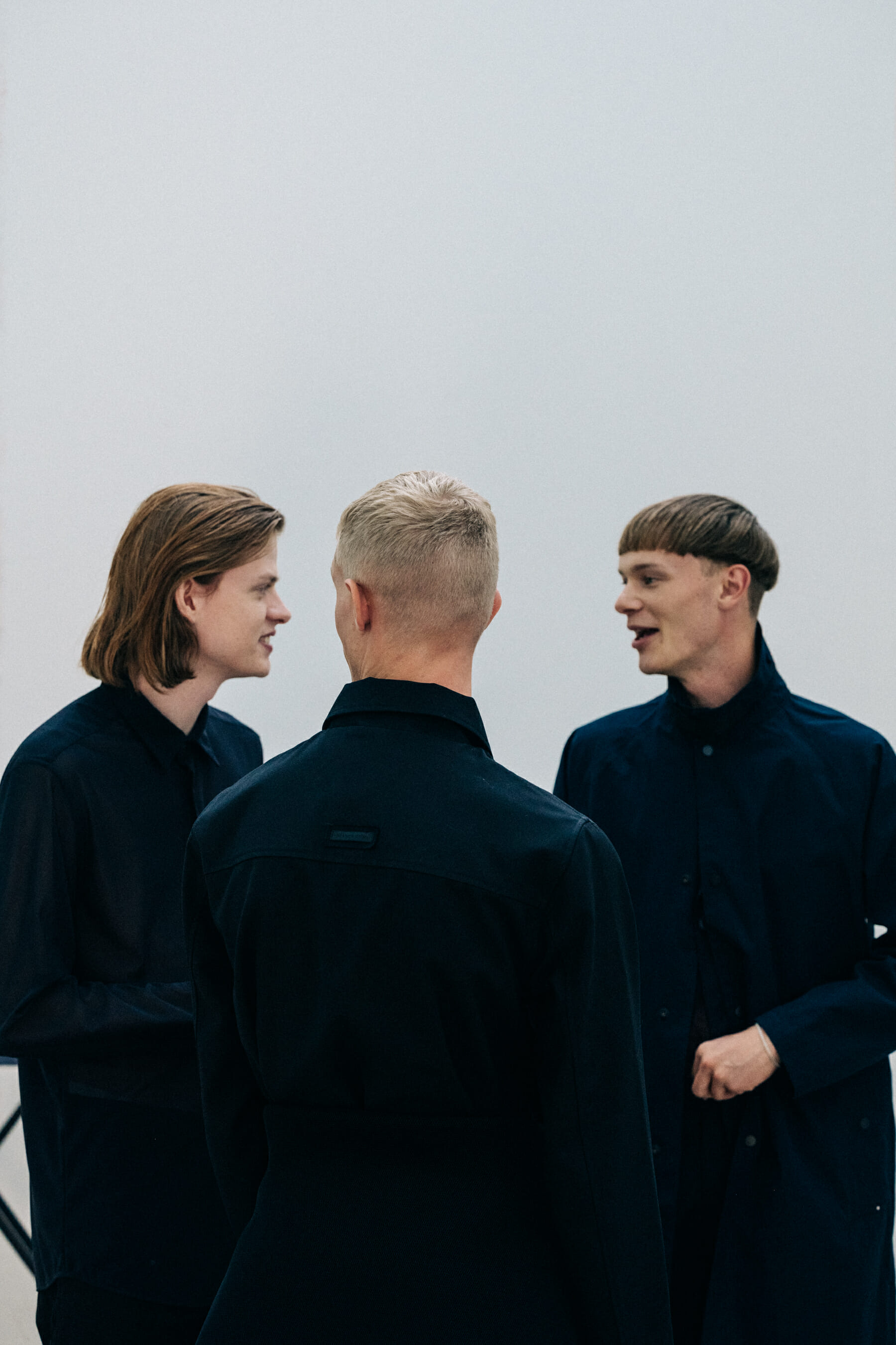 male models wearing black
