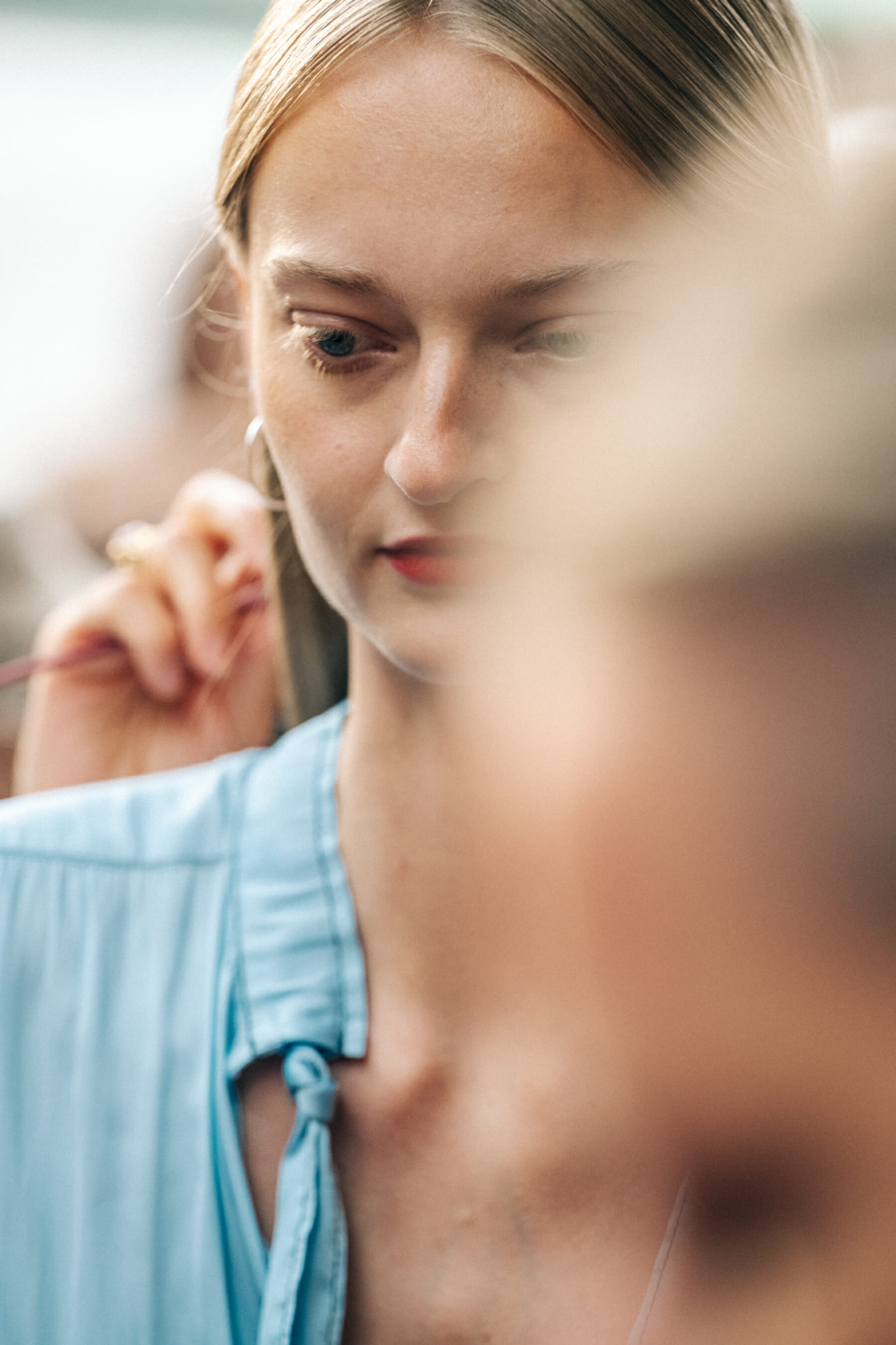 Therese Kragh backstage