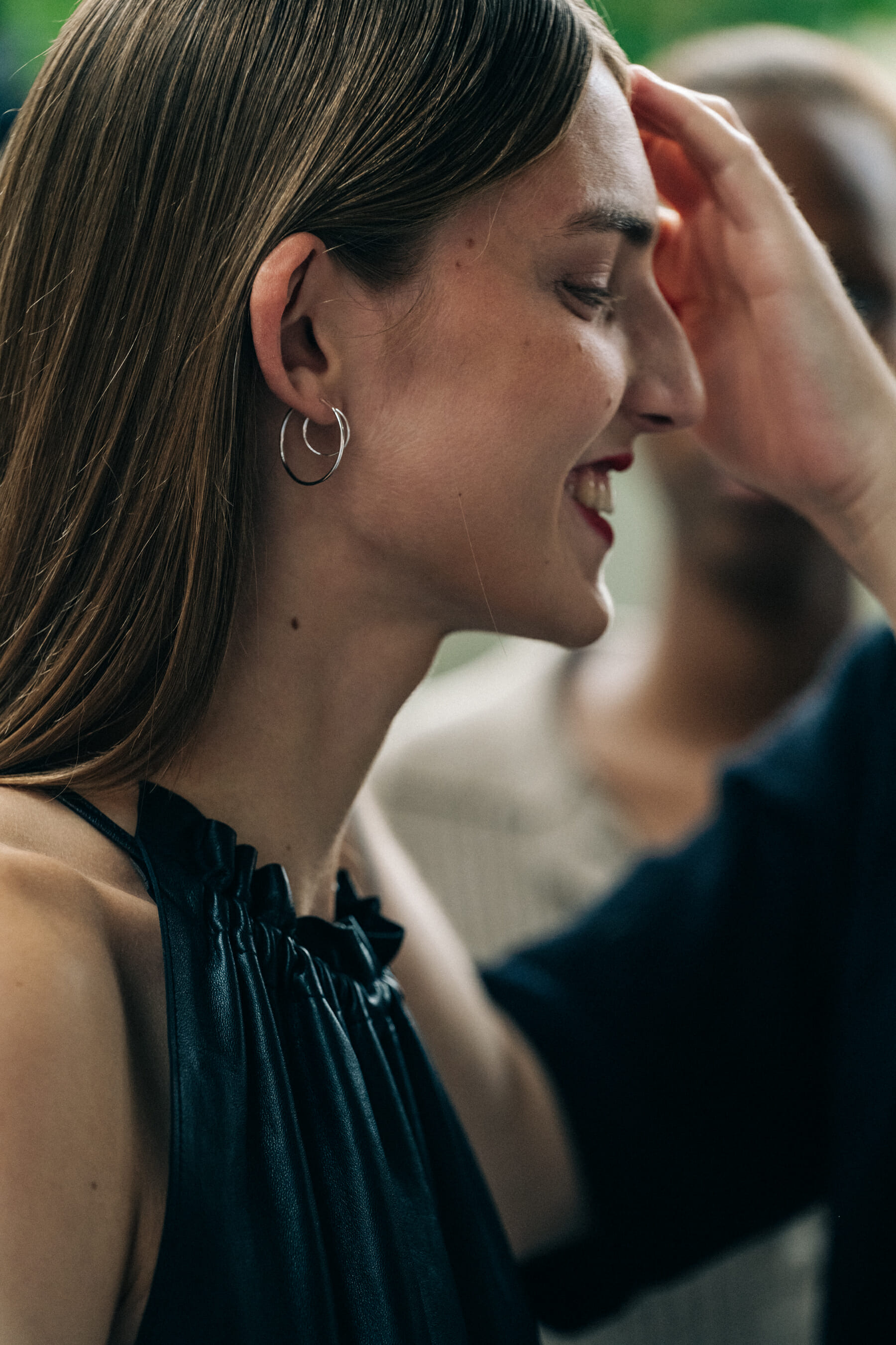 Lisa Helene Kramer backstage