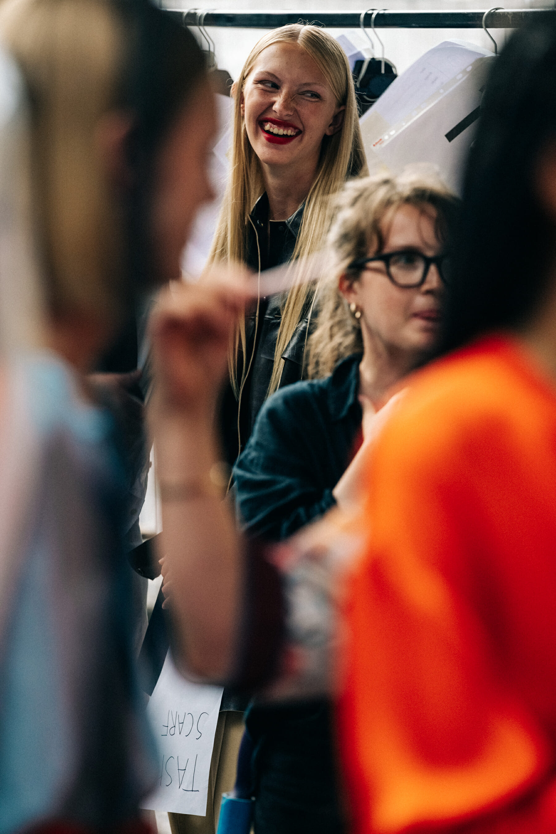 Models backstage