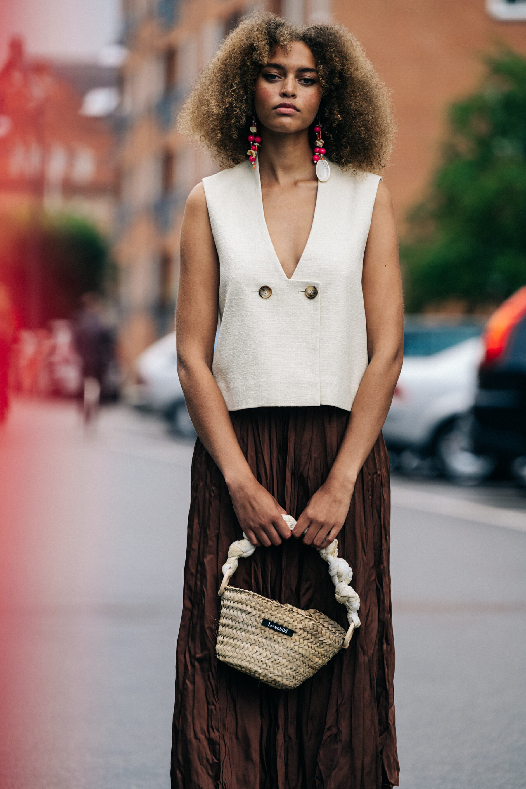 Model white top
