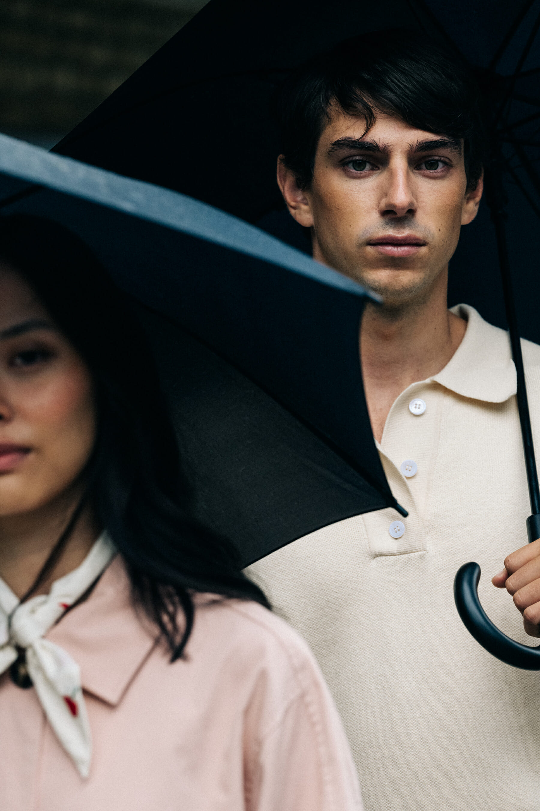 Models with umbrellas