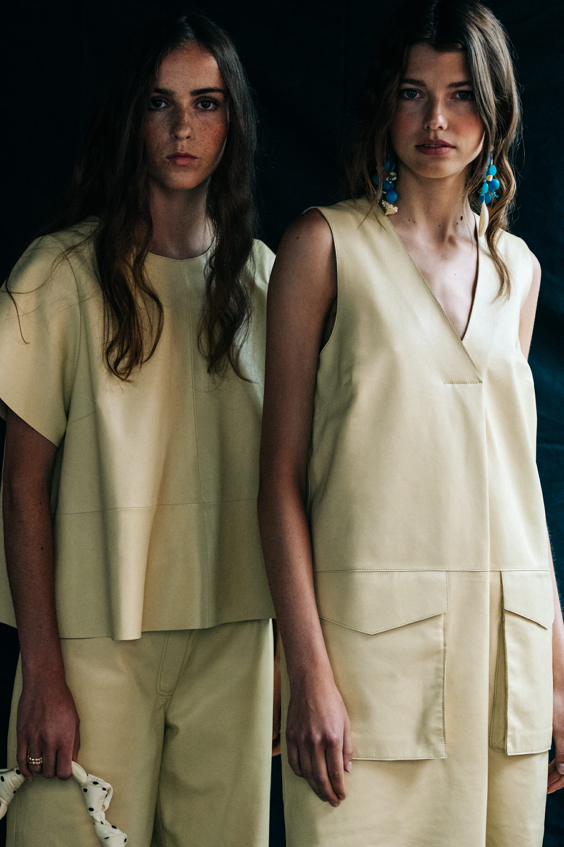 Models backstage Mathilde Sofie Hess Henning