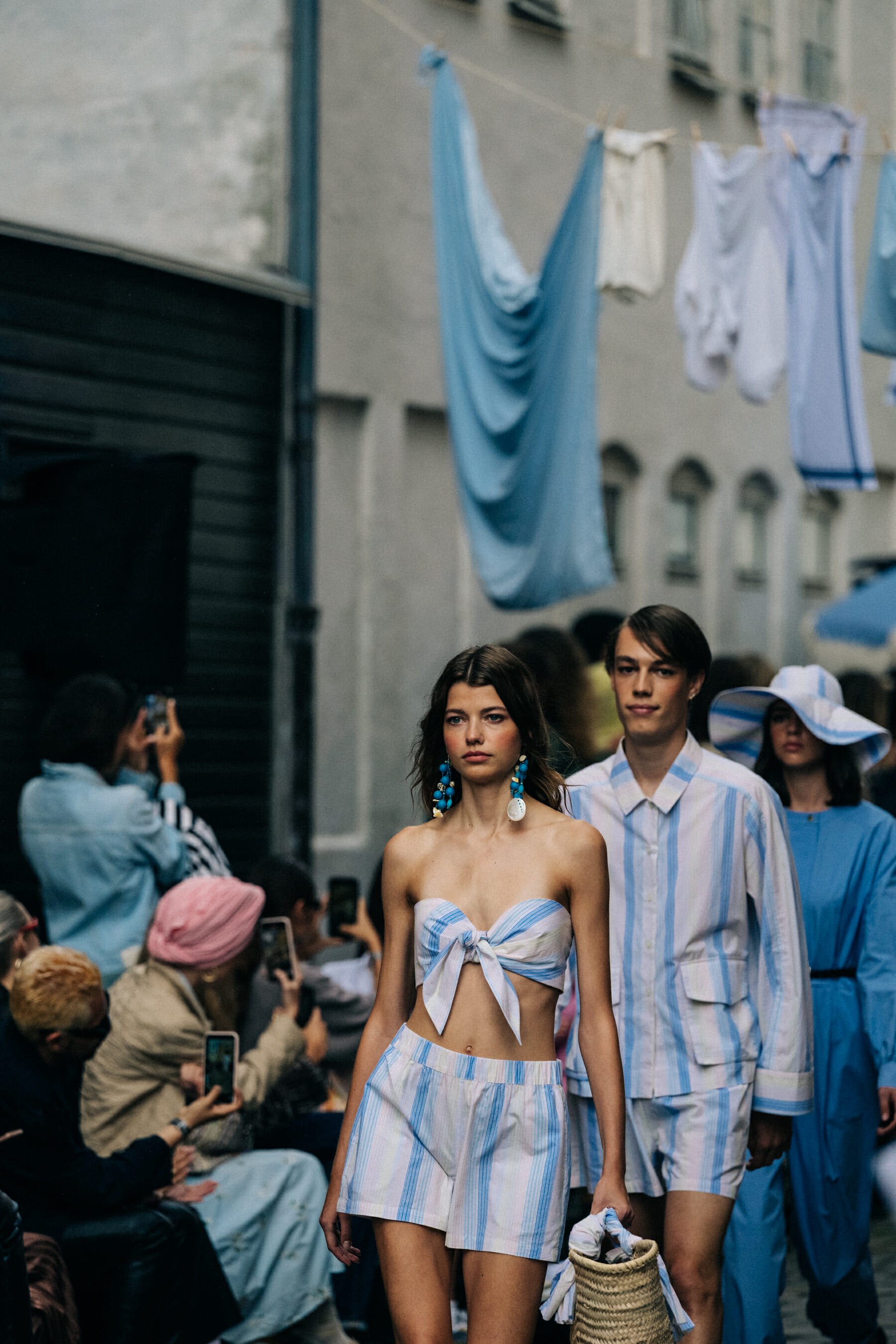 Models backstage Mathilde Sofie Hess Henning
