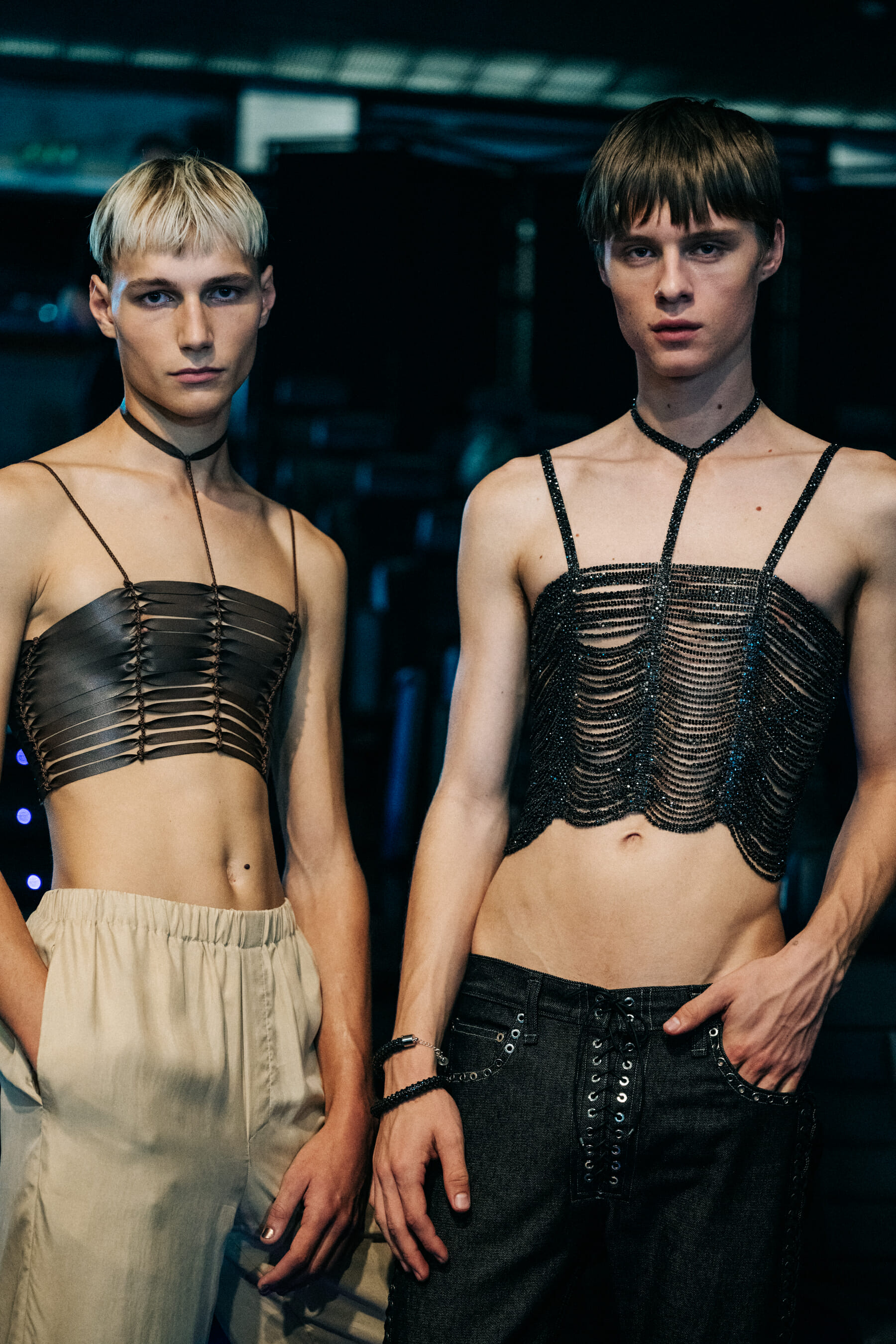Models before show portrait