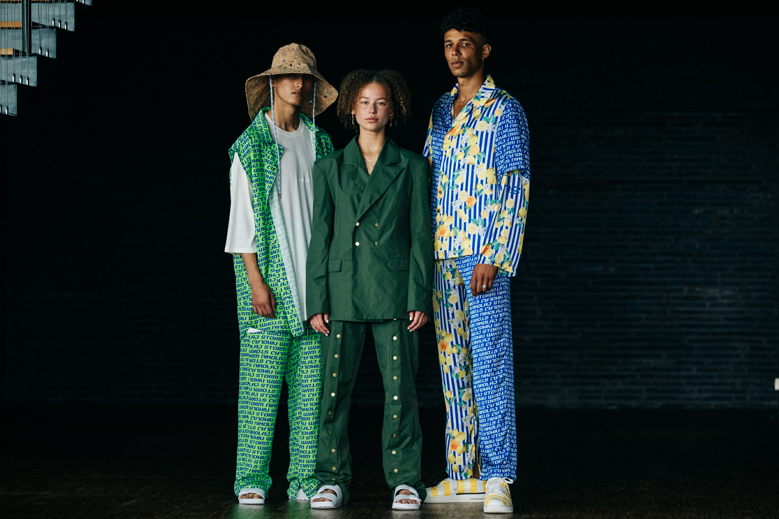 Alexander Wewer, Alberte Uma Kabongo, Awinbeh Ayagiba backstage
