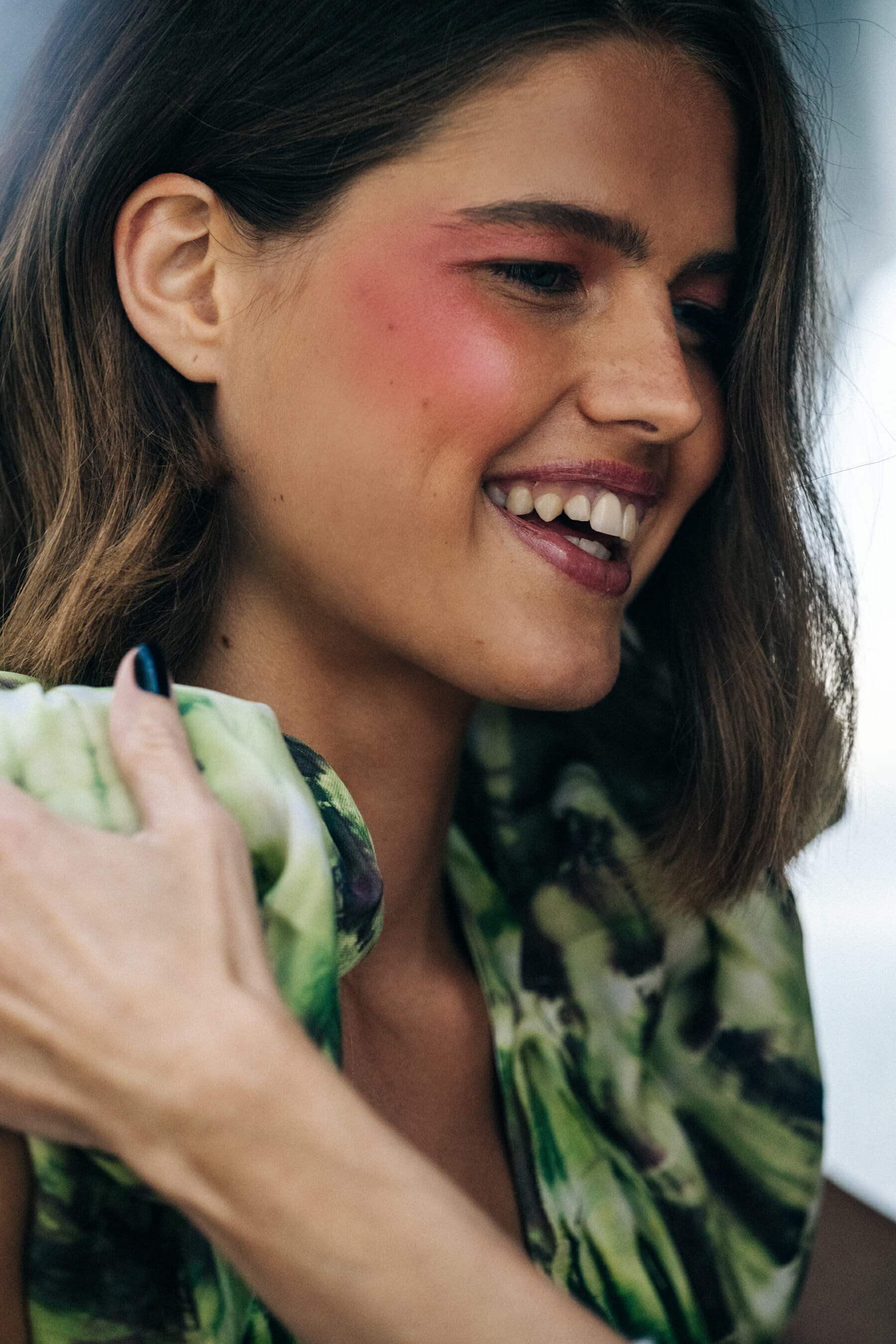 Olivia Weile Ottosen backstage